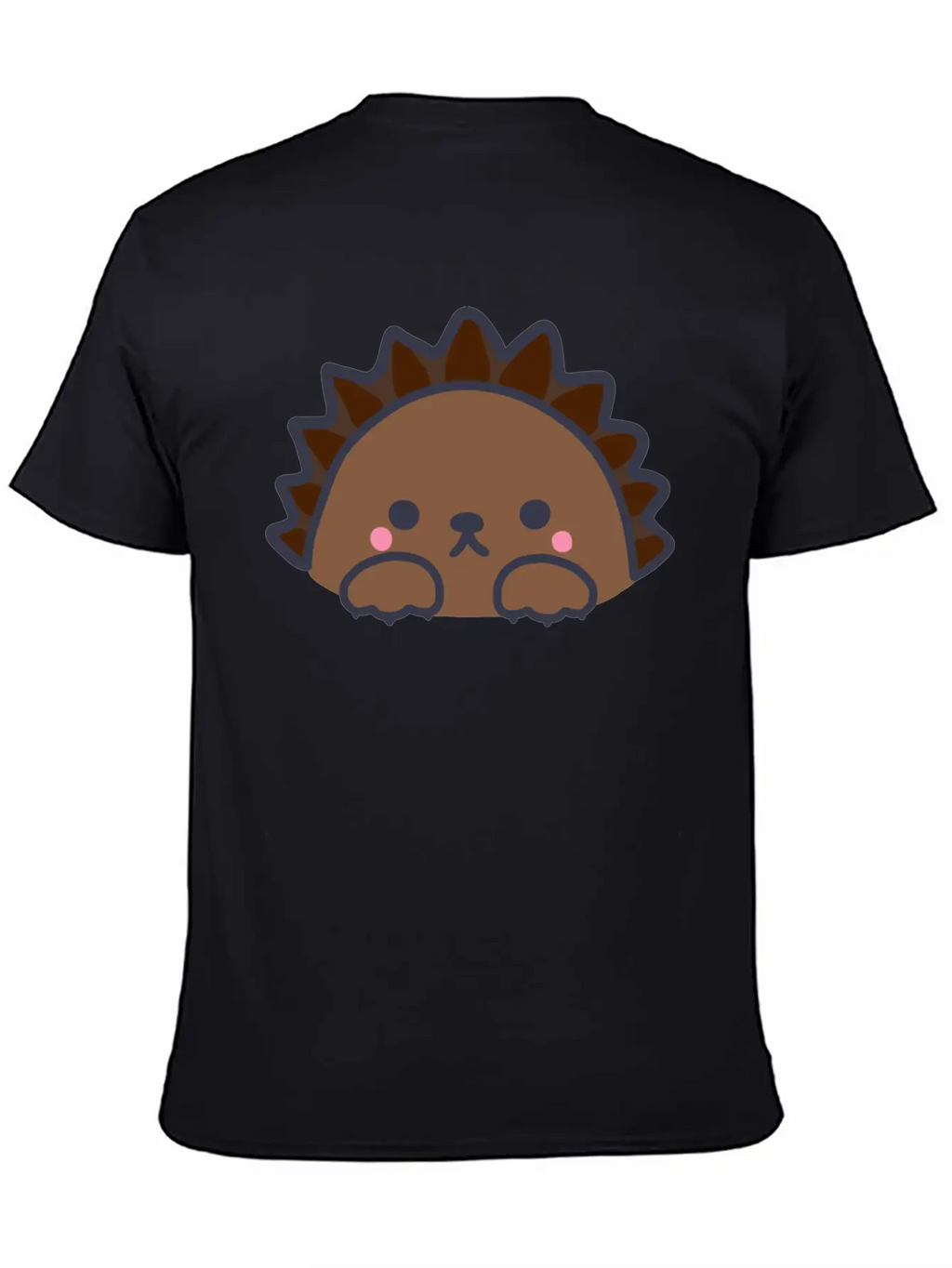 Cute Kawaii Hedgehog Unisex Casual T-Shirt – Clean Design For Daily Comfort