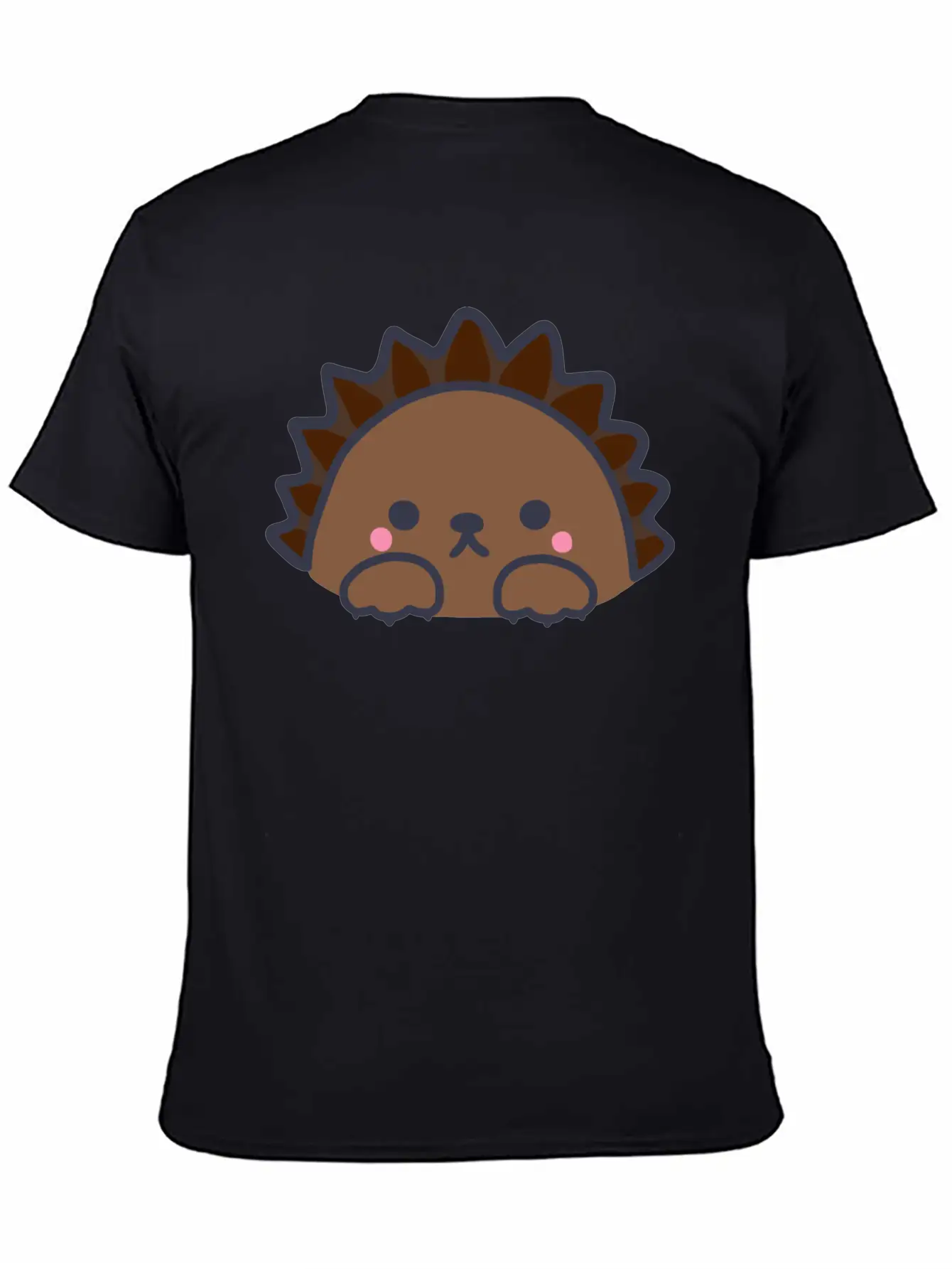 Cute Kawaii Hedgehog Unisex Casual T-Shirt – Clean Design For Daily Comfort