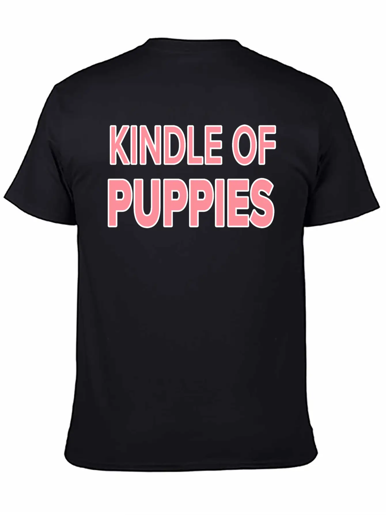 Cute Kindle Of Puppies.Puppy Lovers Gift. Casual Graphic T-Shirt – Simple And Comfortable Daily Wear
