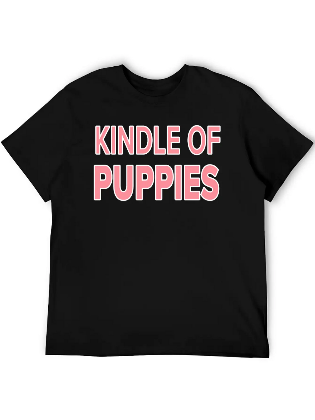 Cute Kindle Of Puppies.Puppy Lovers Gift. Casual Graphic T-Shirt – Simple And Comfortable Daily Wear