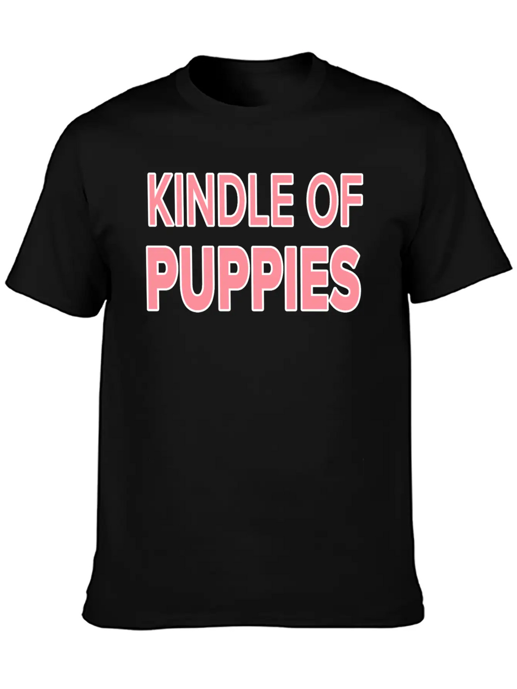 Cute Kindle Of Puppies.Puppy Lovers Gift. Casual Graphic T-Shirt – Simple And Comfortable Daily Wear