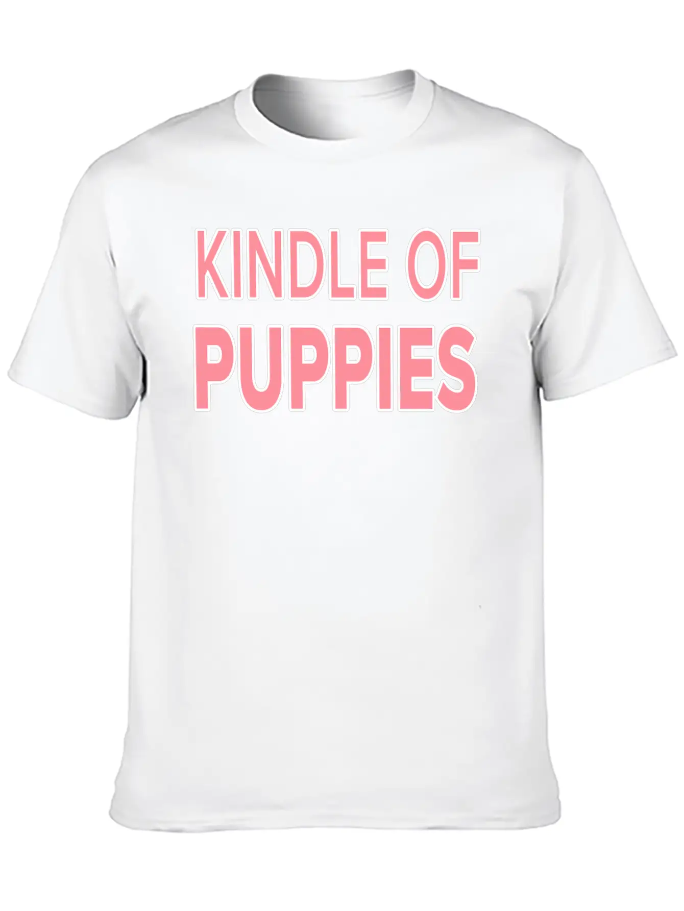 Cute Kindle Of Puppies.Puppy Lovers Gift. Casual Graphic T-Shirt – Simple And Comfortable Daily Wear