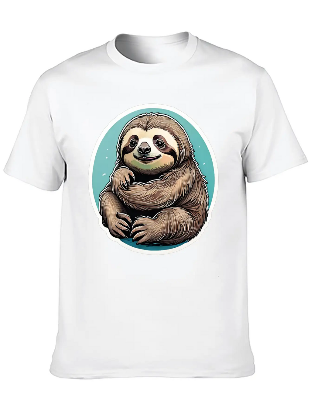 Cute Lazy Sloths Essential Cotton Tee For Daily Outfits – Unisex Style