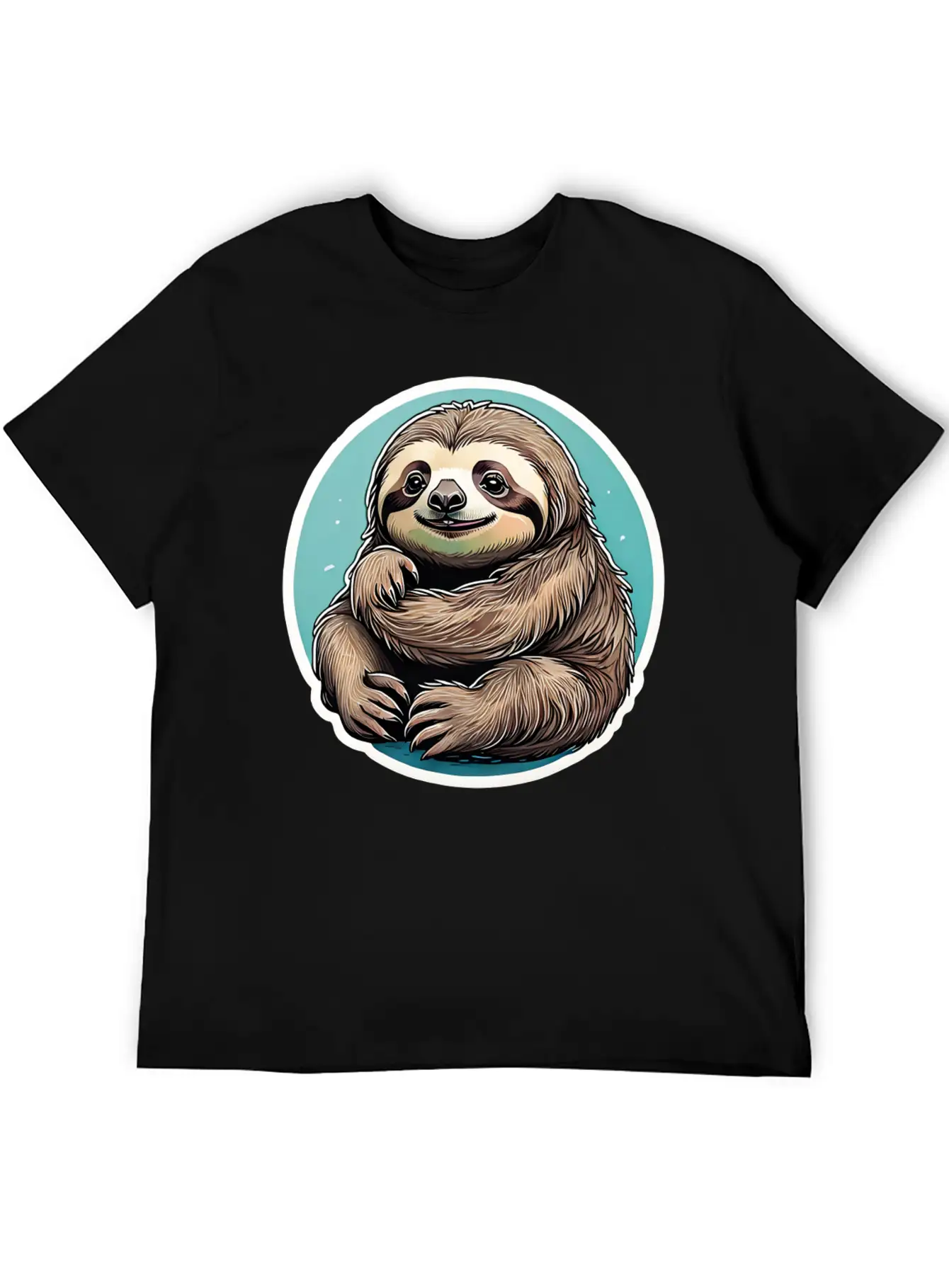 Cute Lazy Sloths Essential Cotton Tee For Daily Outfits – Unisex Style
