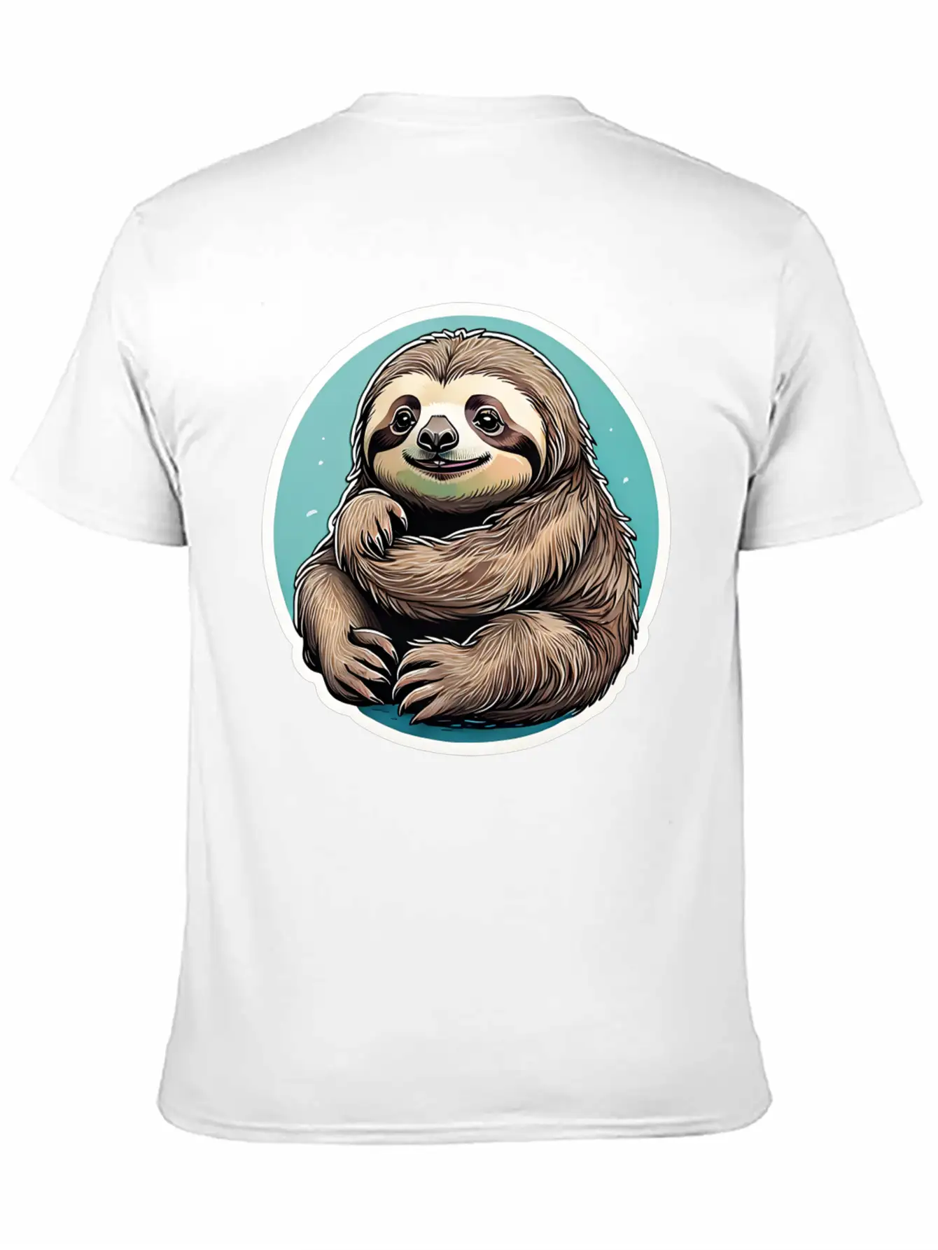Cute Lazy Sloths Essential Cotton Tee For Daily Outfits – Unisex Style