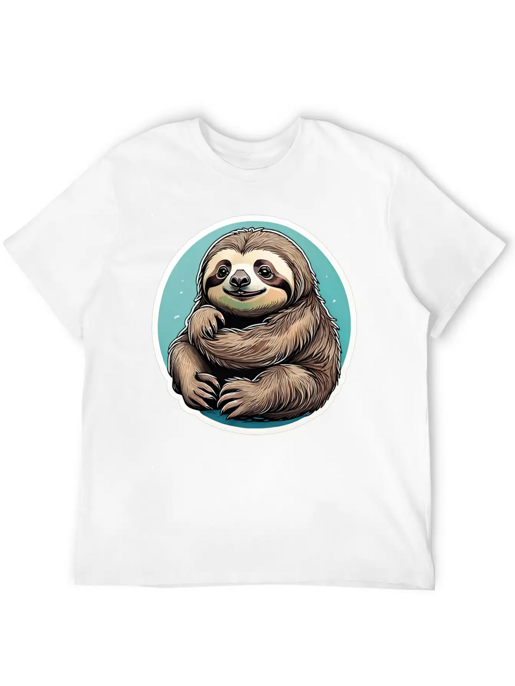 Cute Lazy Sloths Essential Cotton Tee For Daily Outfits – Unisex Style
