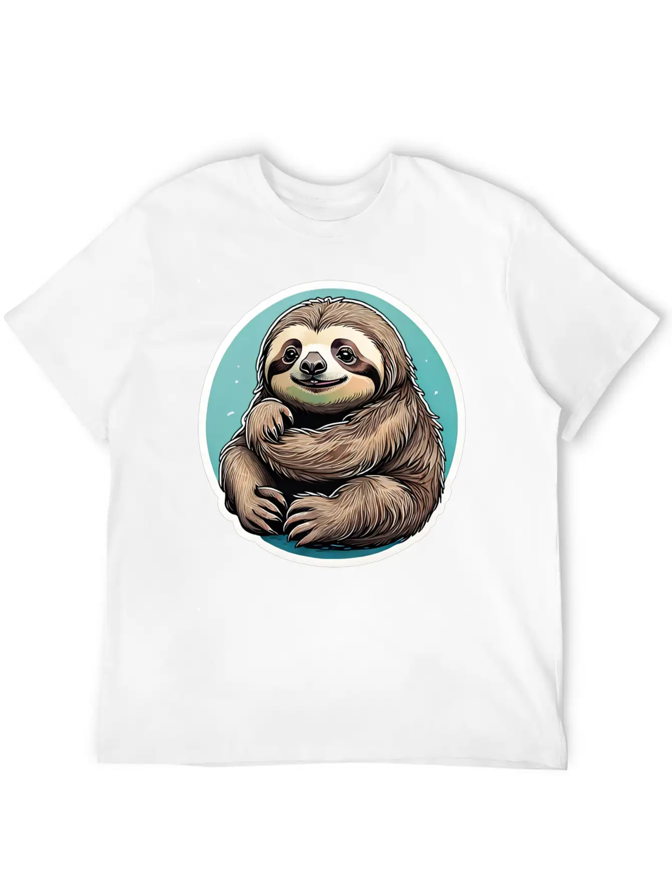 Cute Lazy Sloths Essential Cotton Tee For Daily Outfits – Unisex Style