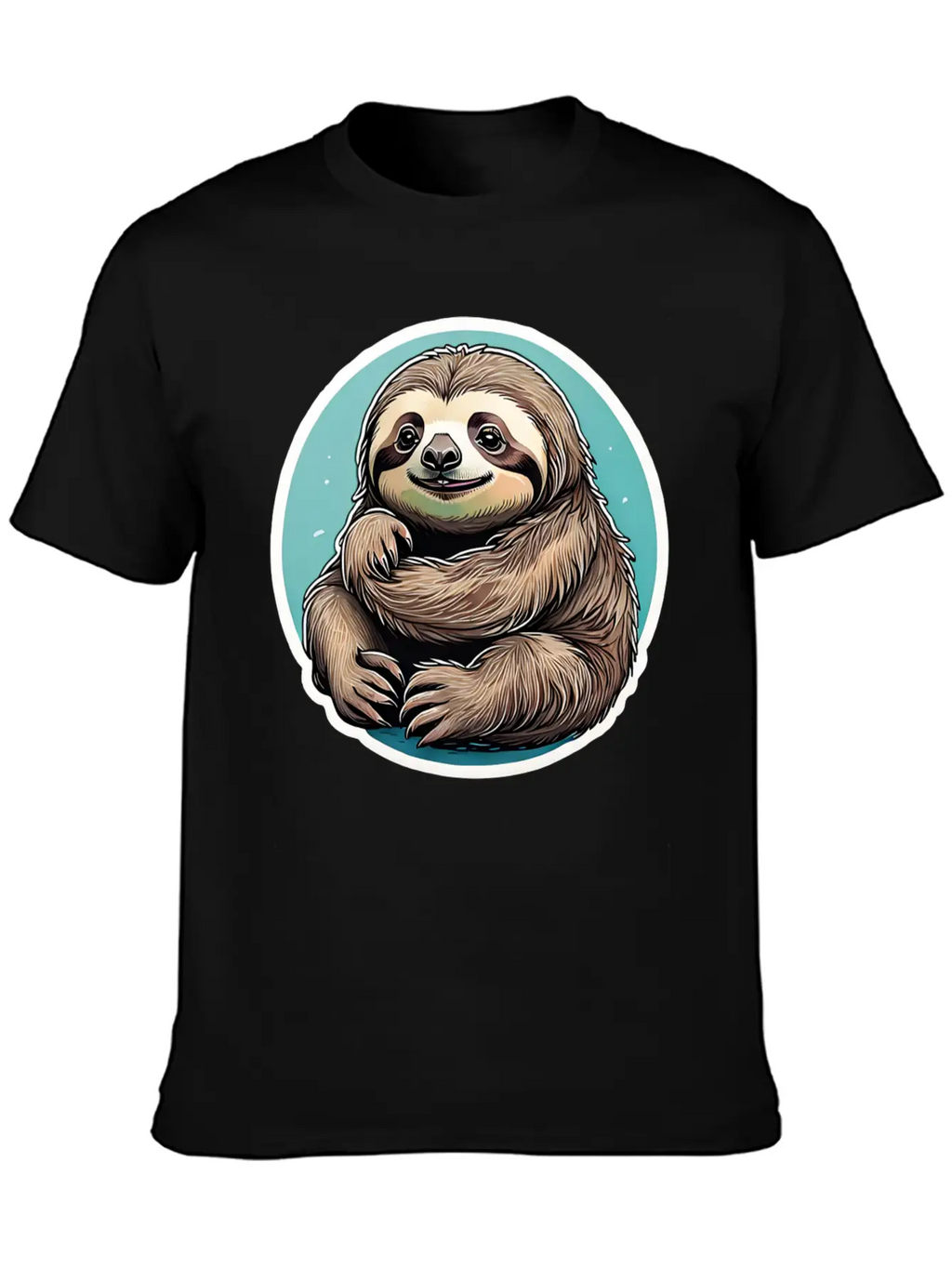 Cute Lazy Sloths Essential Cotton Tee For Daily Outfits – Unisex Style