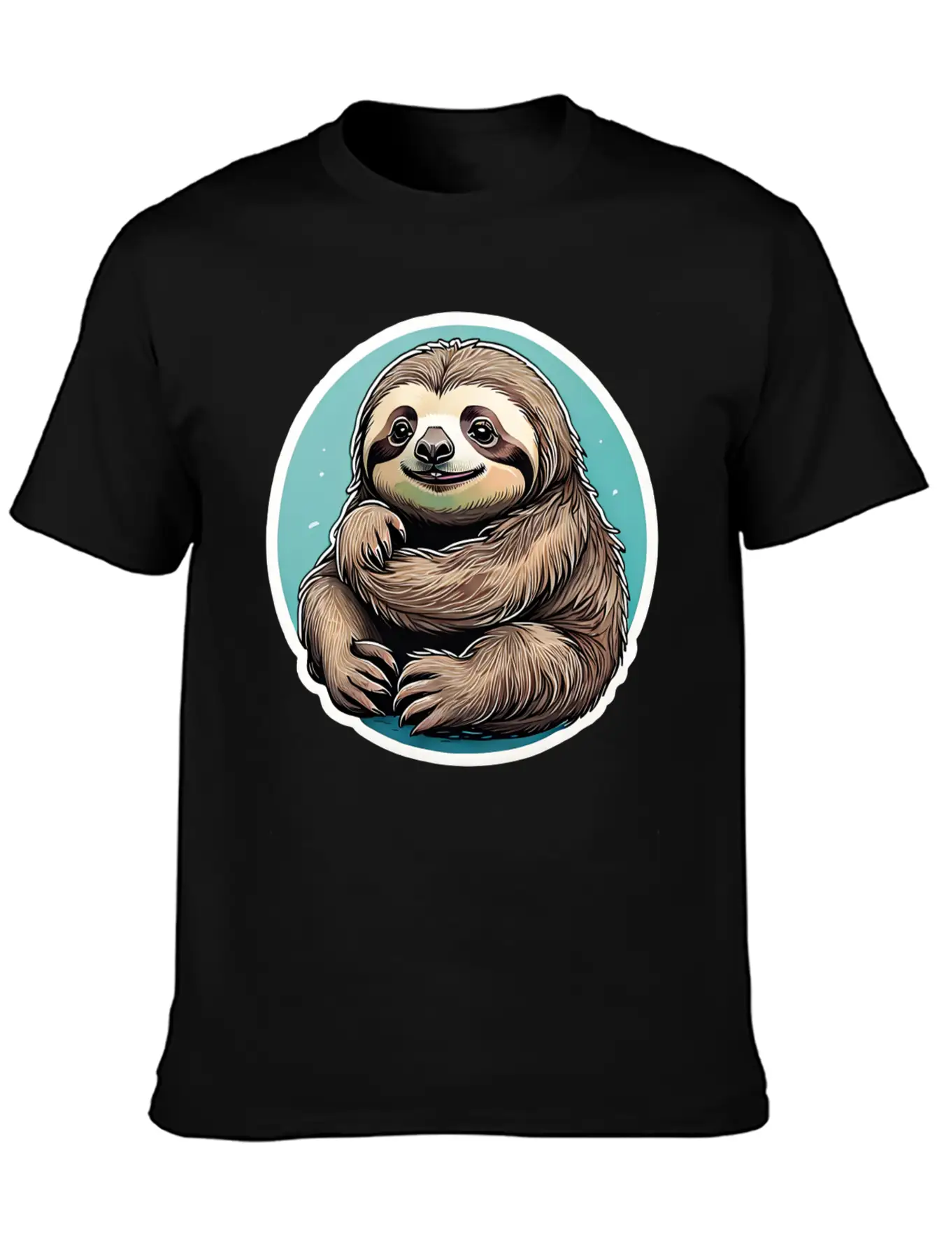 Cute Lazy Sloths Essential Cotton Tee For Daily Outfits – Unisex Style
