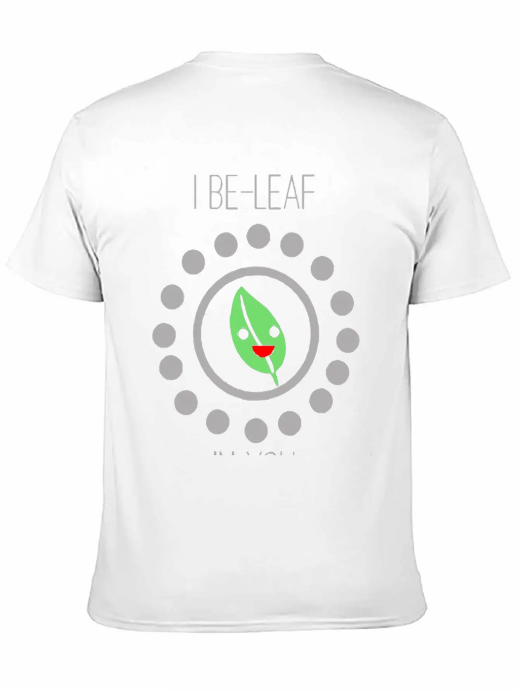 Cute Leaf Pun Unisex Casual T-Shirt – Clean Design For Daily Comfort
