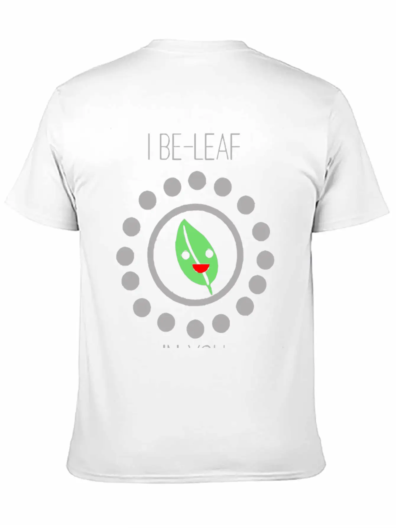 Cute Leaf Pun Unisex Casual T-Shirt – Clean Design For Daily Comfort