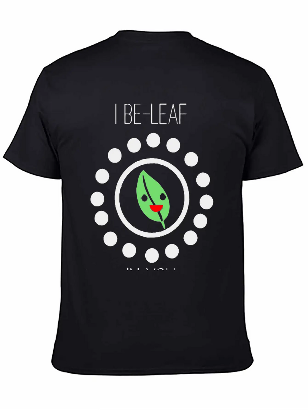 Cute Leaf Pun Unisex Casual T-Shirt – Clean Design For Daily Comfort