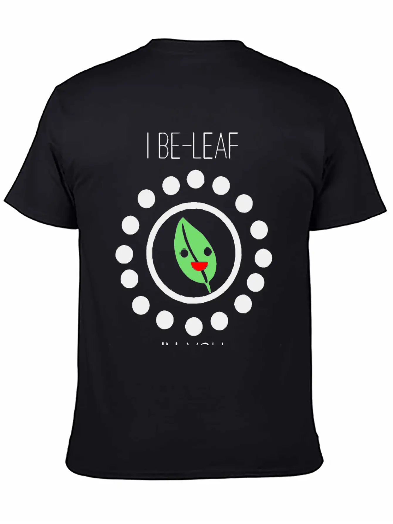 Cute Leaf Pun Unisex Casual T-Shirt – Clean Design For Daily Comfort