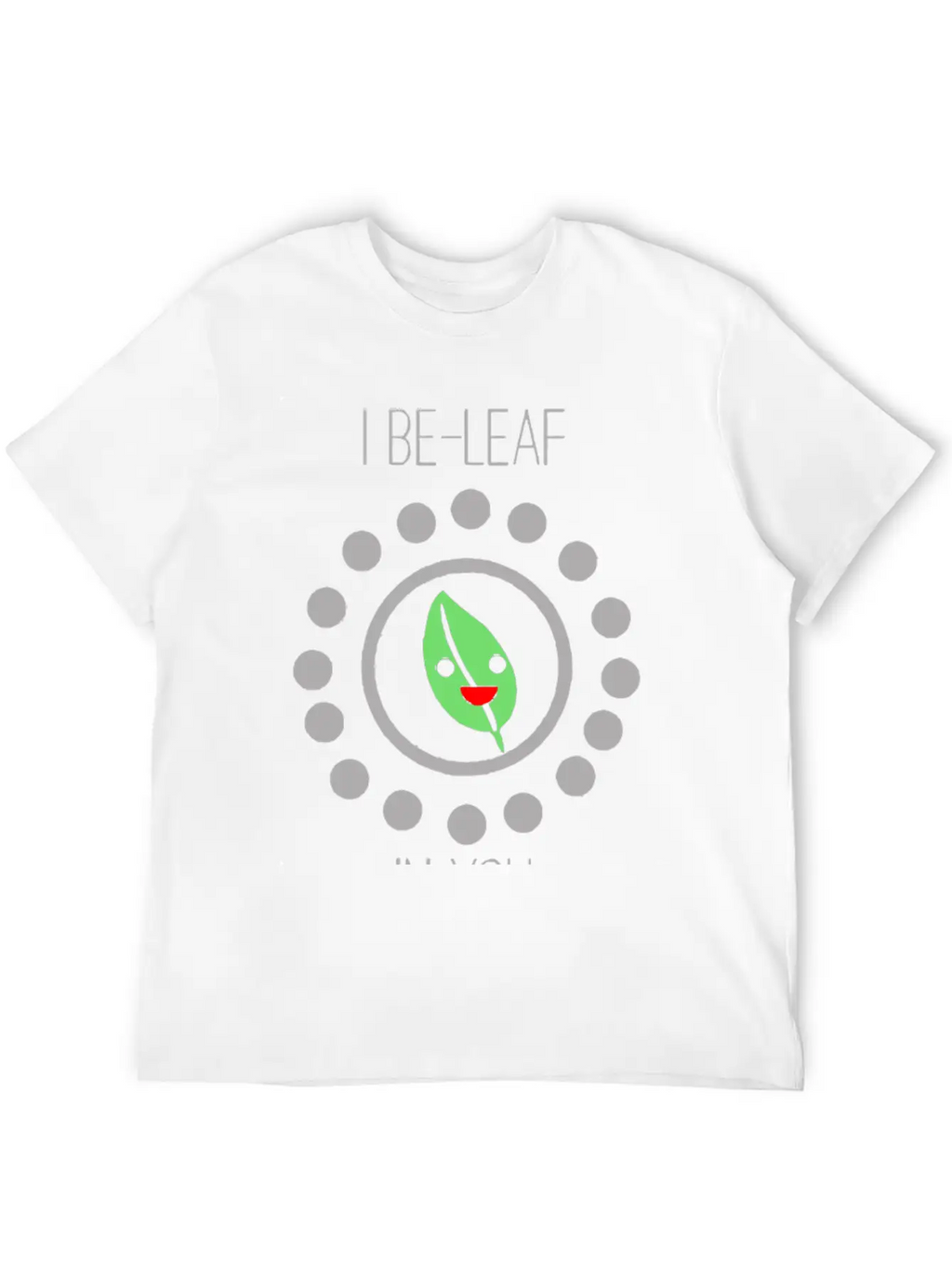 Cute Leaf Pun Unisex Casual T-Shirt – Clean Design For Daily Comfort