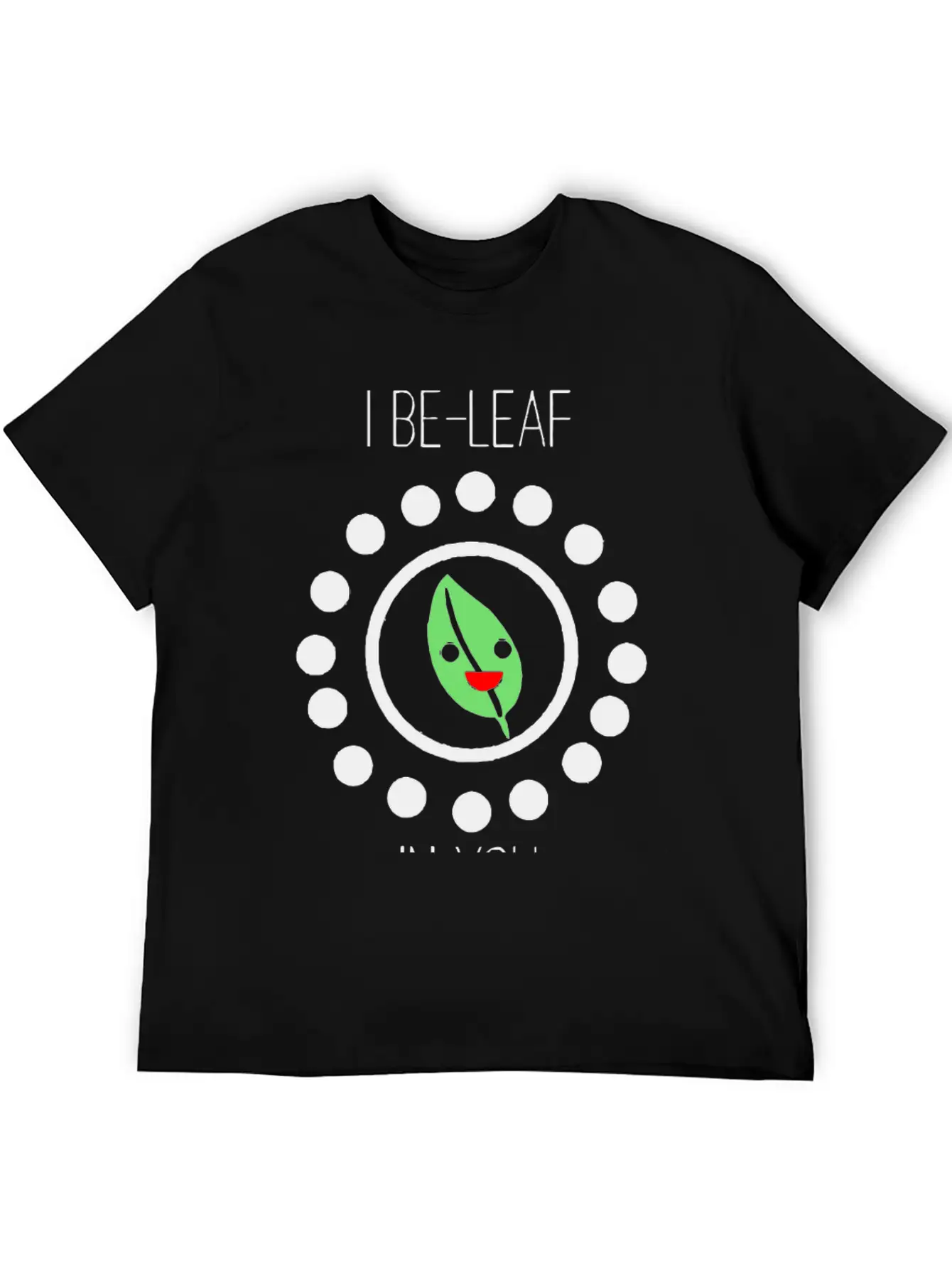 Cute Leaf Pun Unisex Casual T-Shirt – Clean Design For Daily Comfort