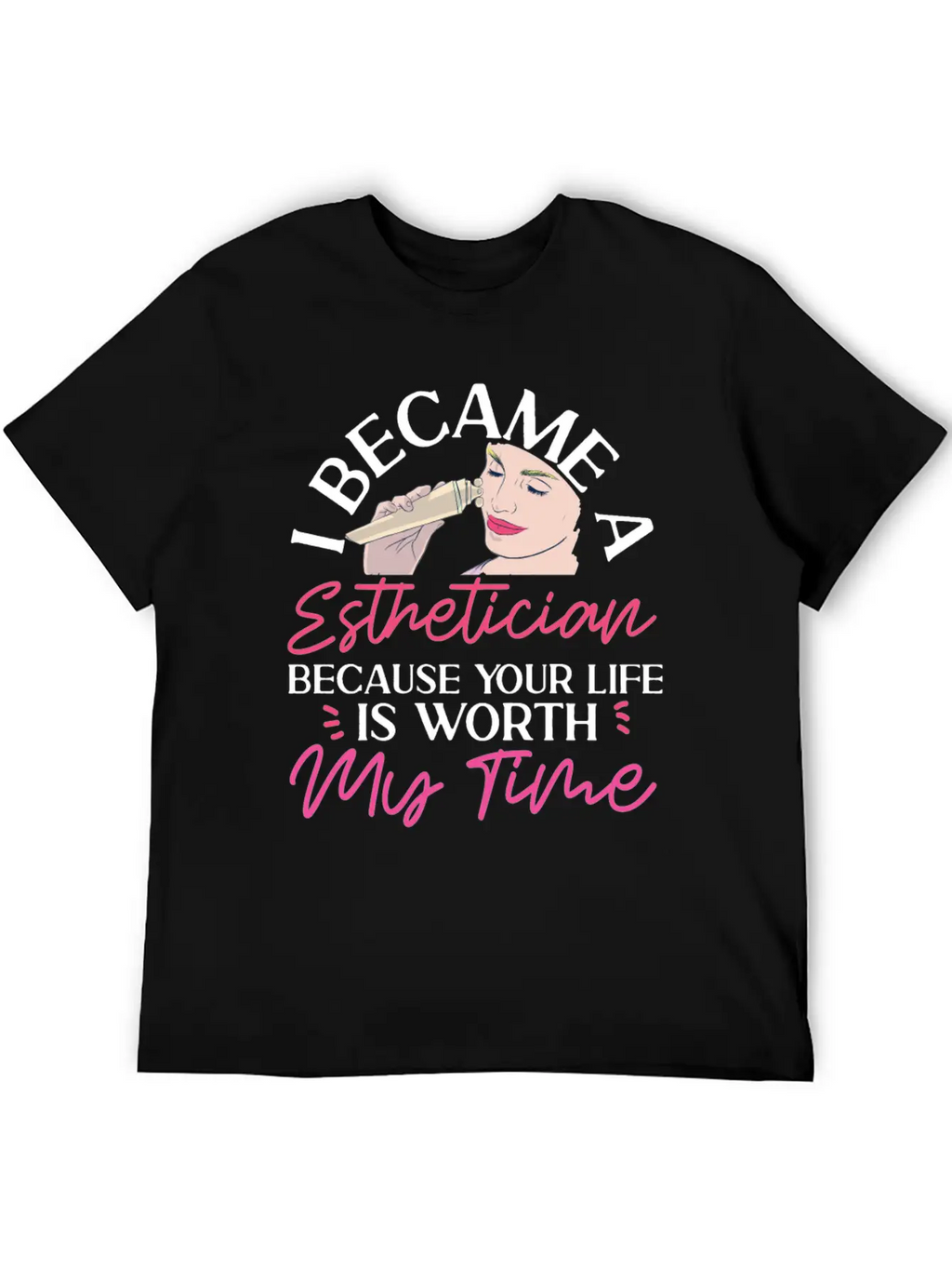 Cute Licensed Esthetician Skincare Stylish Everyday T-Shirt – Unisex Basic Cotton Tee