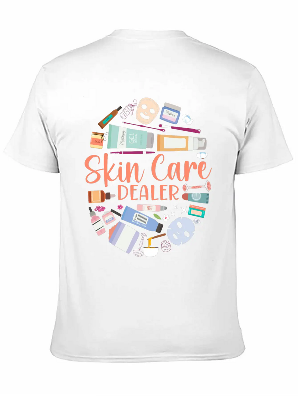 Cute Licensed Esthetician Skincare Unisex Short Sleeve Soft Cotton T-Shirt – Casual Everyday Wear