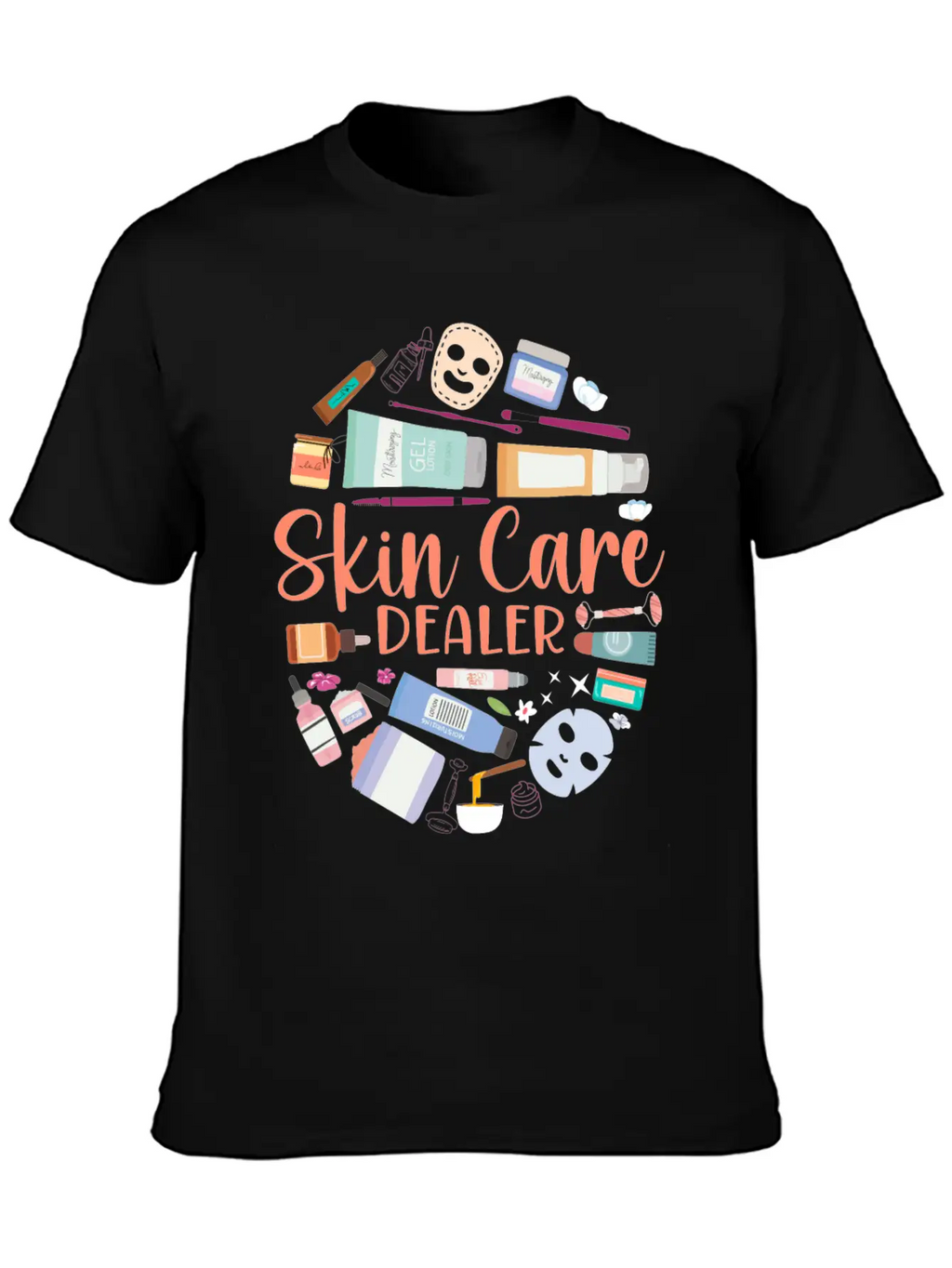 Cute Licensed Esthetician Skincare Unisex Short Sleeve Soft Cotton T-Shirt – Casual Everyday Wear