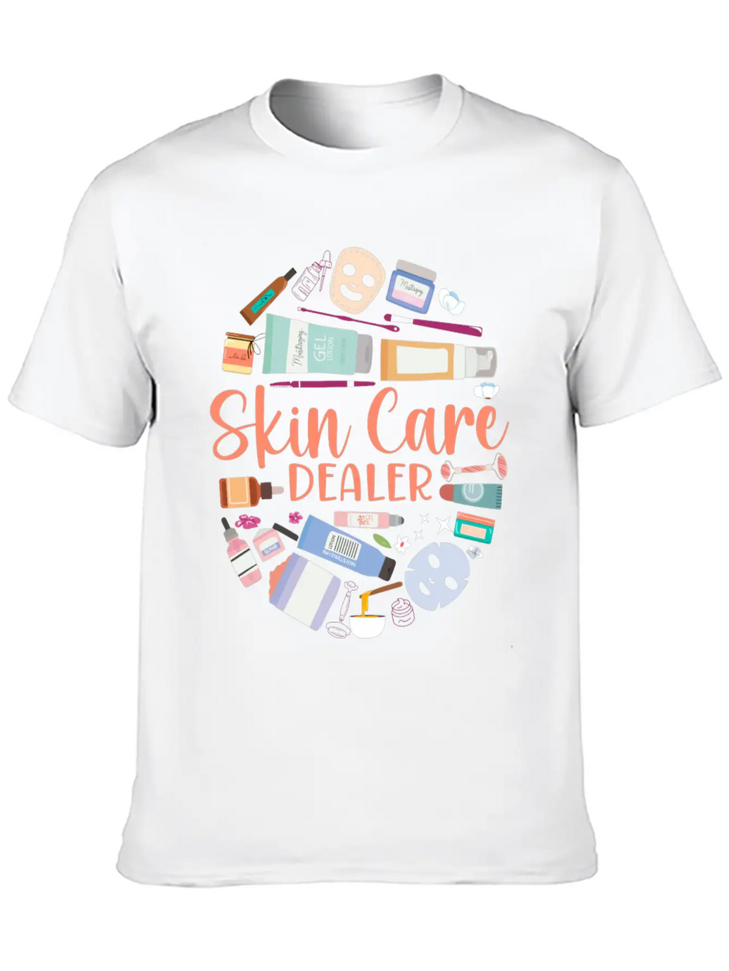 Cute Licensed Esthetician Skincare Unisex Short Sleeve Soft Cotton T-Shirt – Casual Everyday Wear