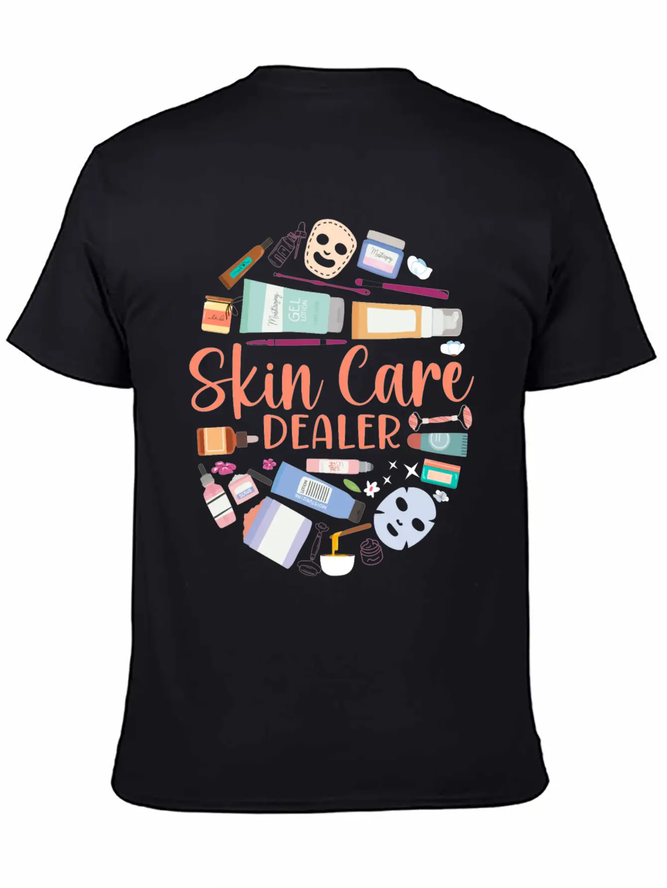 Cute Licensed Esthetician Skincare Unisex Short Sleeve Soft Cotton T-Shirt – Casual Everyday Wear