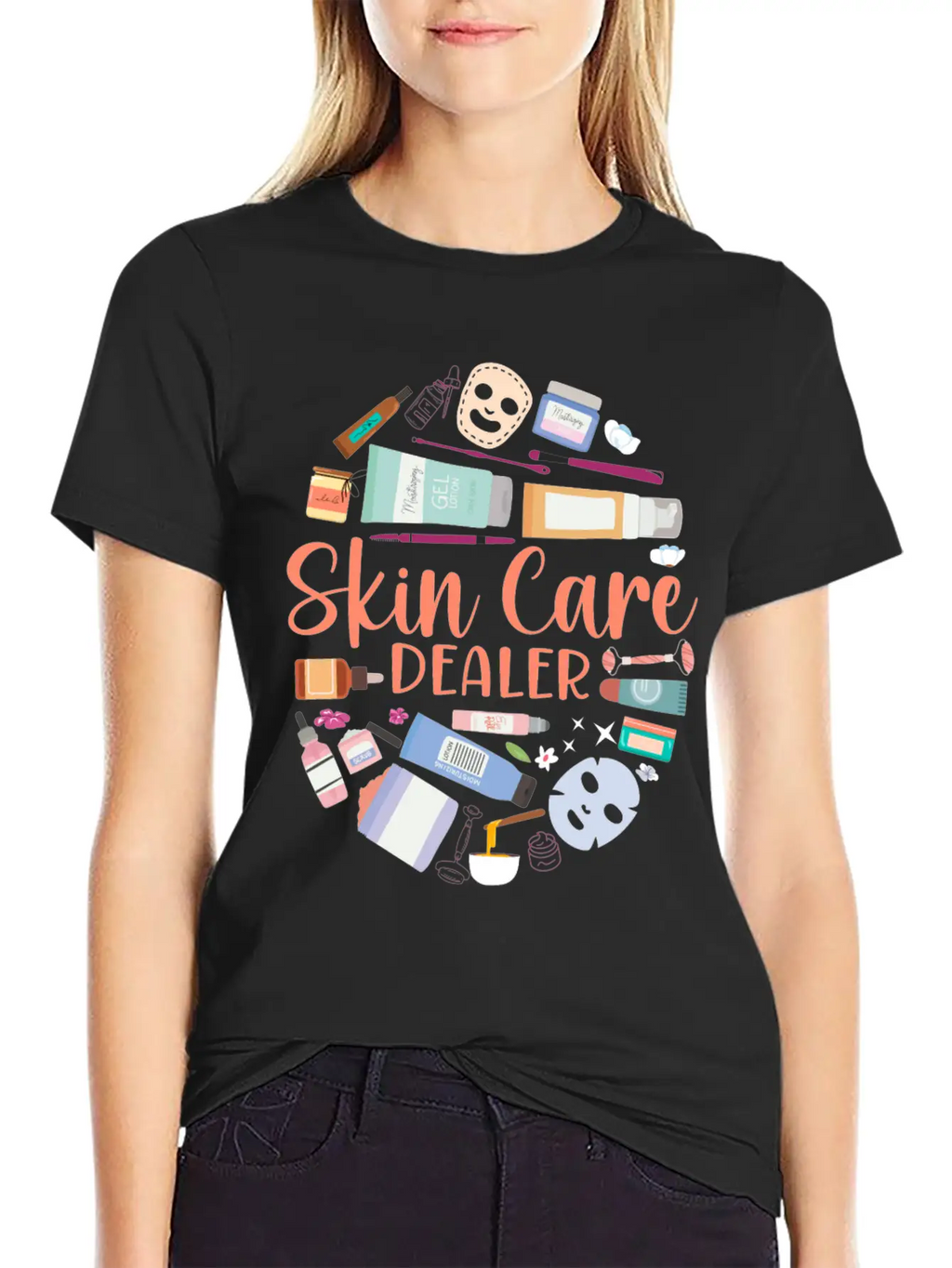 Cute Licensed Esthetician Skincare Unisex Short Sleeve Soft Cotton T-Shirt – Casual Everyday Wear