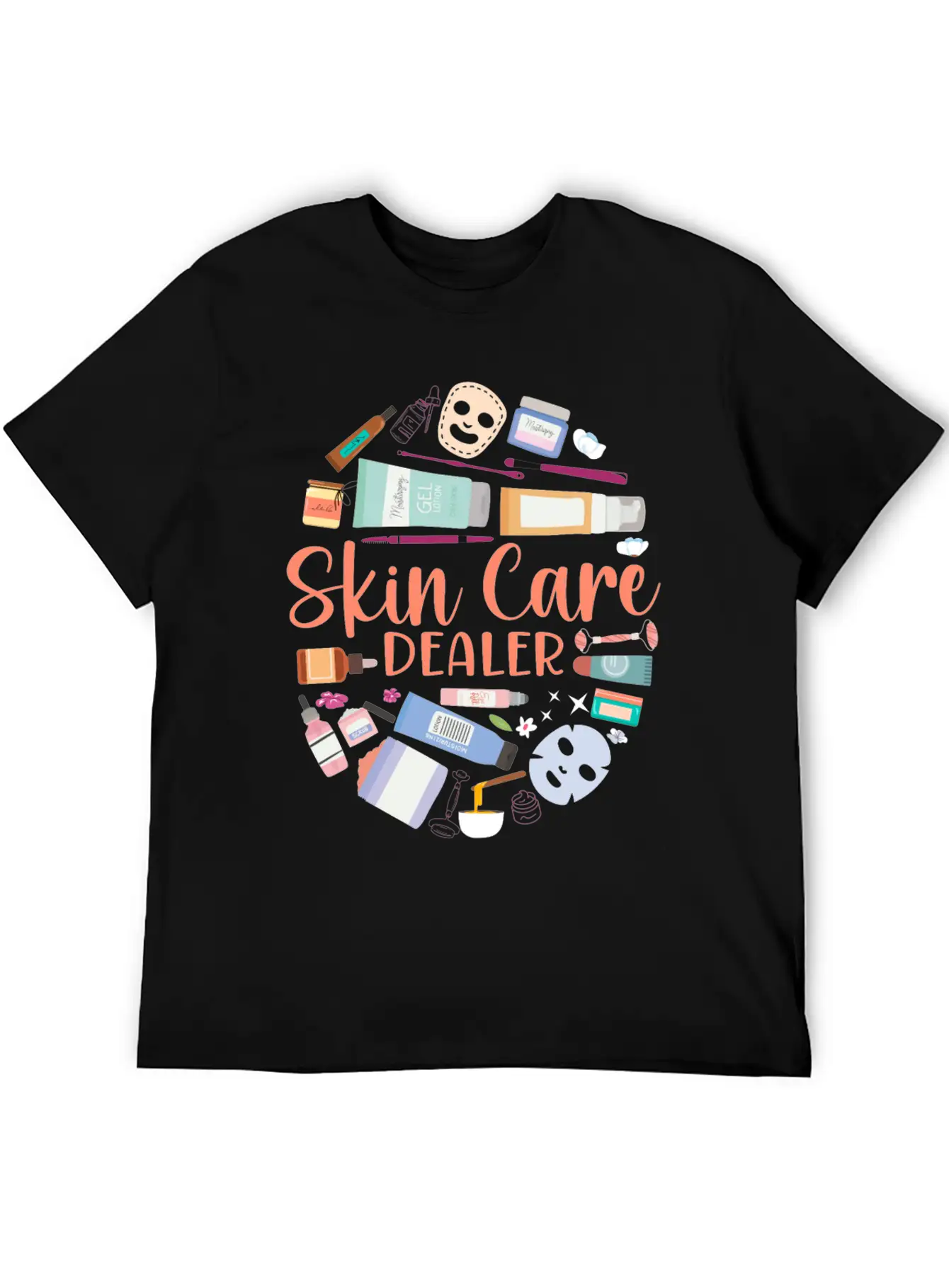 Cute Licensed Esthetician Skincare Unisex Short Sleeve Soft Cotton T-Shirt – Casual Everyday Wear