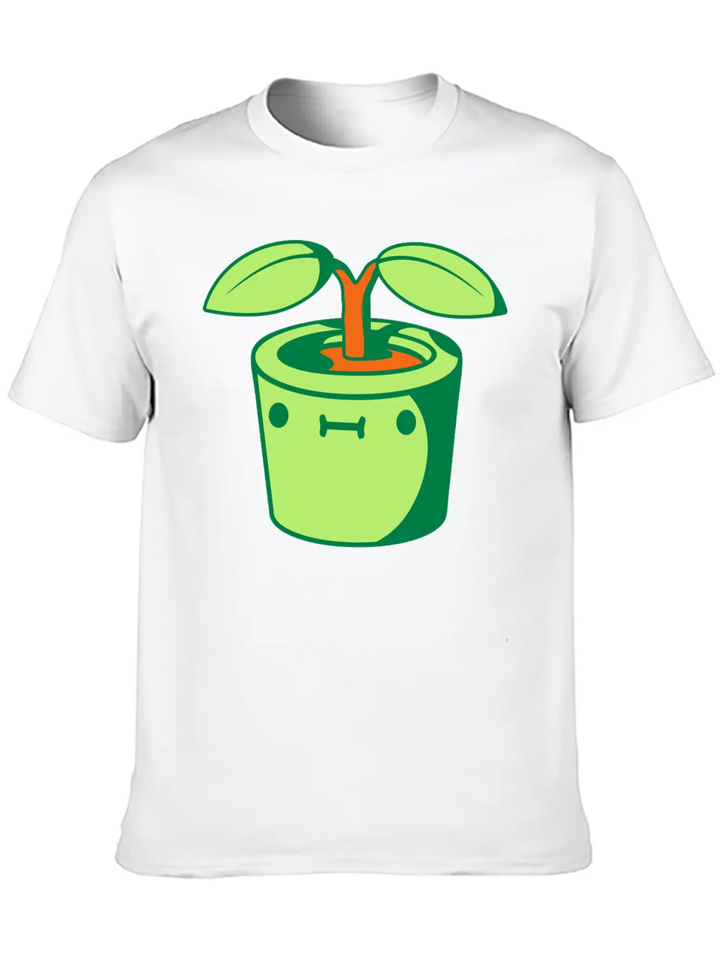Cute Little Flowerpot Unisex Casual T-Shirt – Clean Design For Daily Comfort