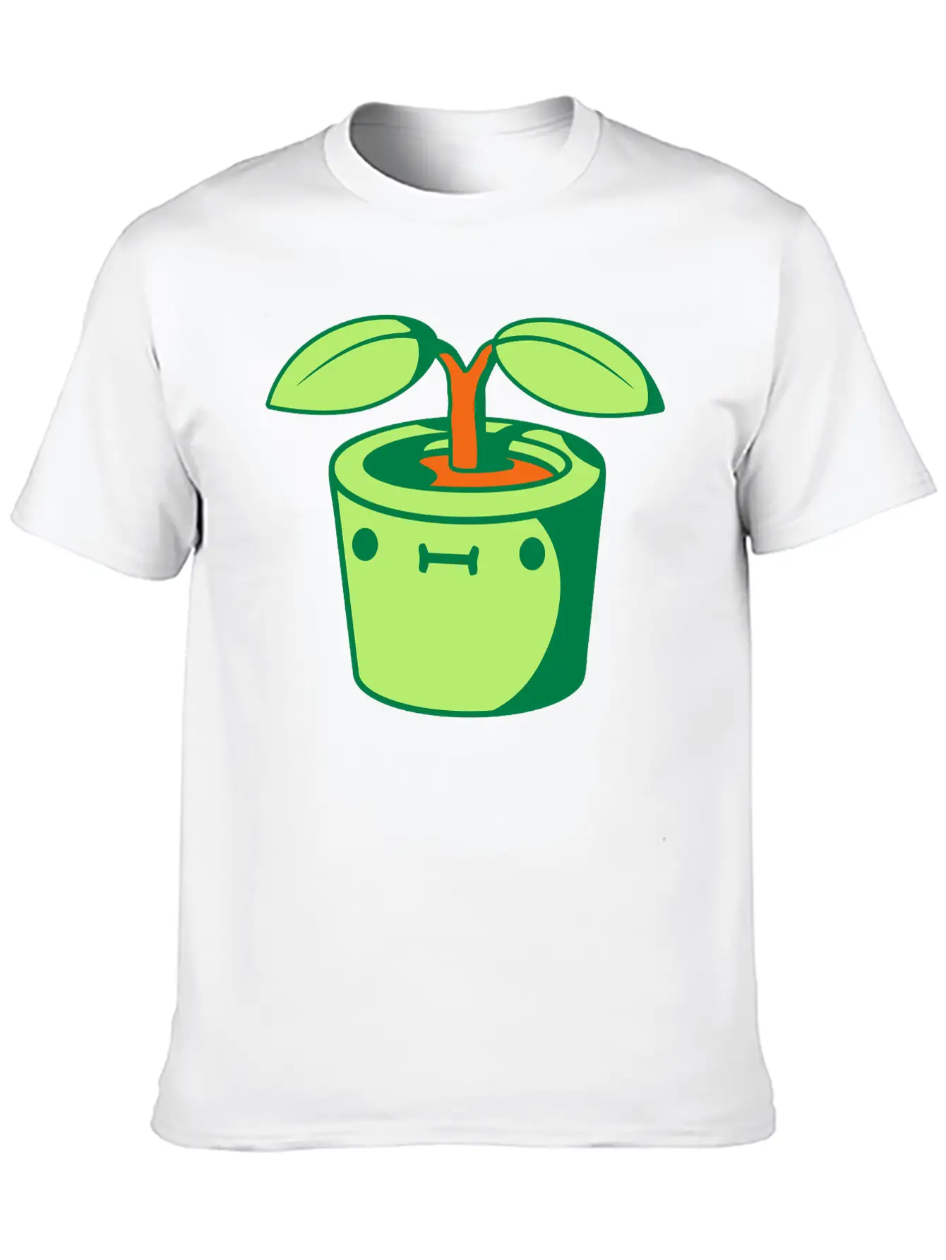 Cute Little Flowerpot Unisex Casual T-Shirt – Clean Design For Daily Comfort