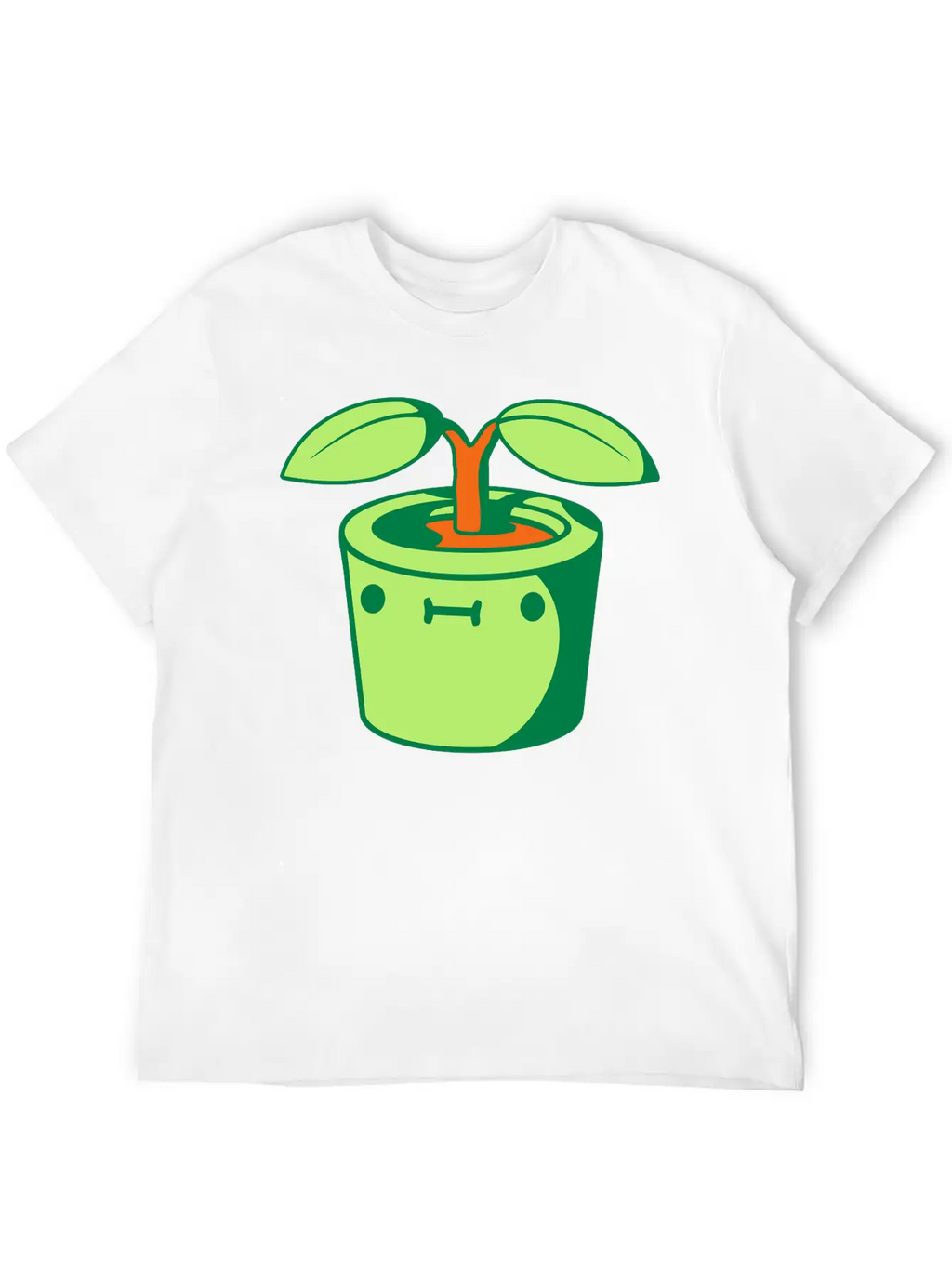 Cute Little Flowerpot Unisex Casual T-Shirt – Clean Design For Daily Comfort