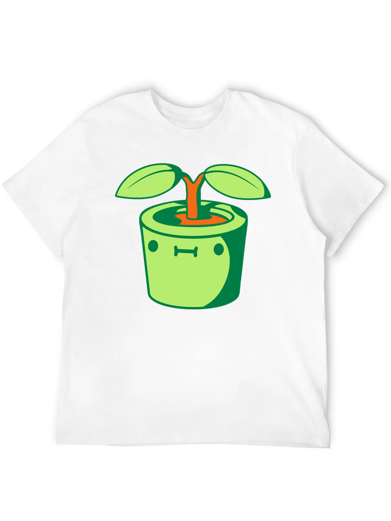 Cute Little Flowerpot Unisex Casual T-Shirt – Clean Design For Daily Comfort