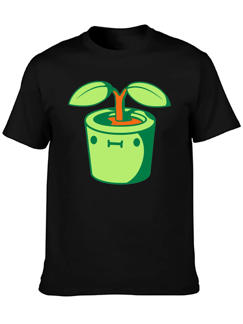 Cute Little Flowerpot Unisex Casual T-Shirt – Clean Design For Daily Comfort