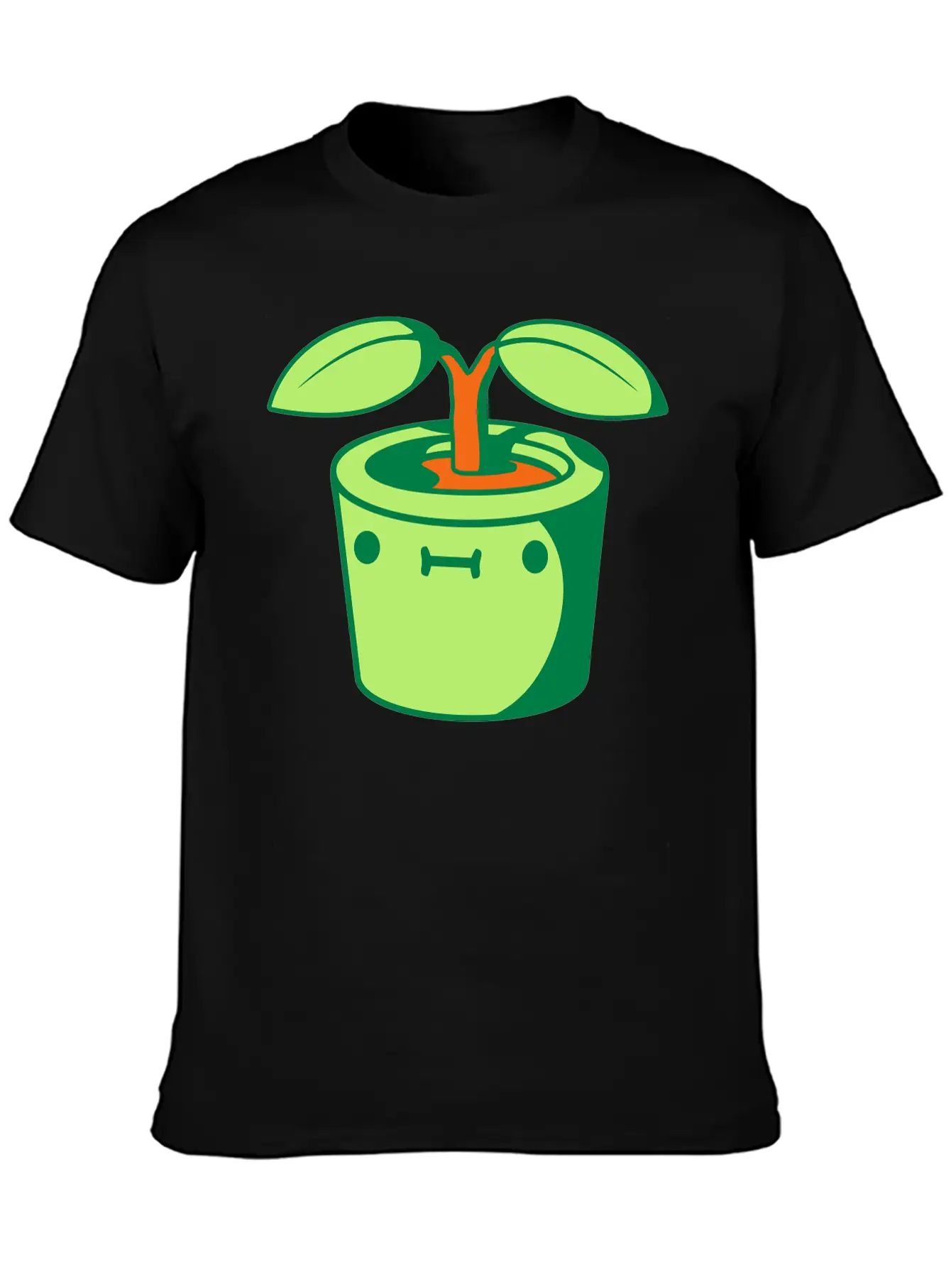 Cute Little Flowerpot Unisex Casual T-Shirt – Clean Design For Daily Comfort