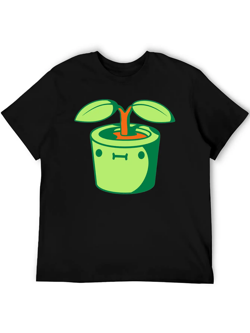 Cute Little Flowerpot Unisex Casual T-Shirt – Clean Design For Daily Comfort