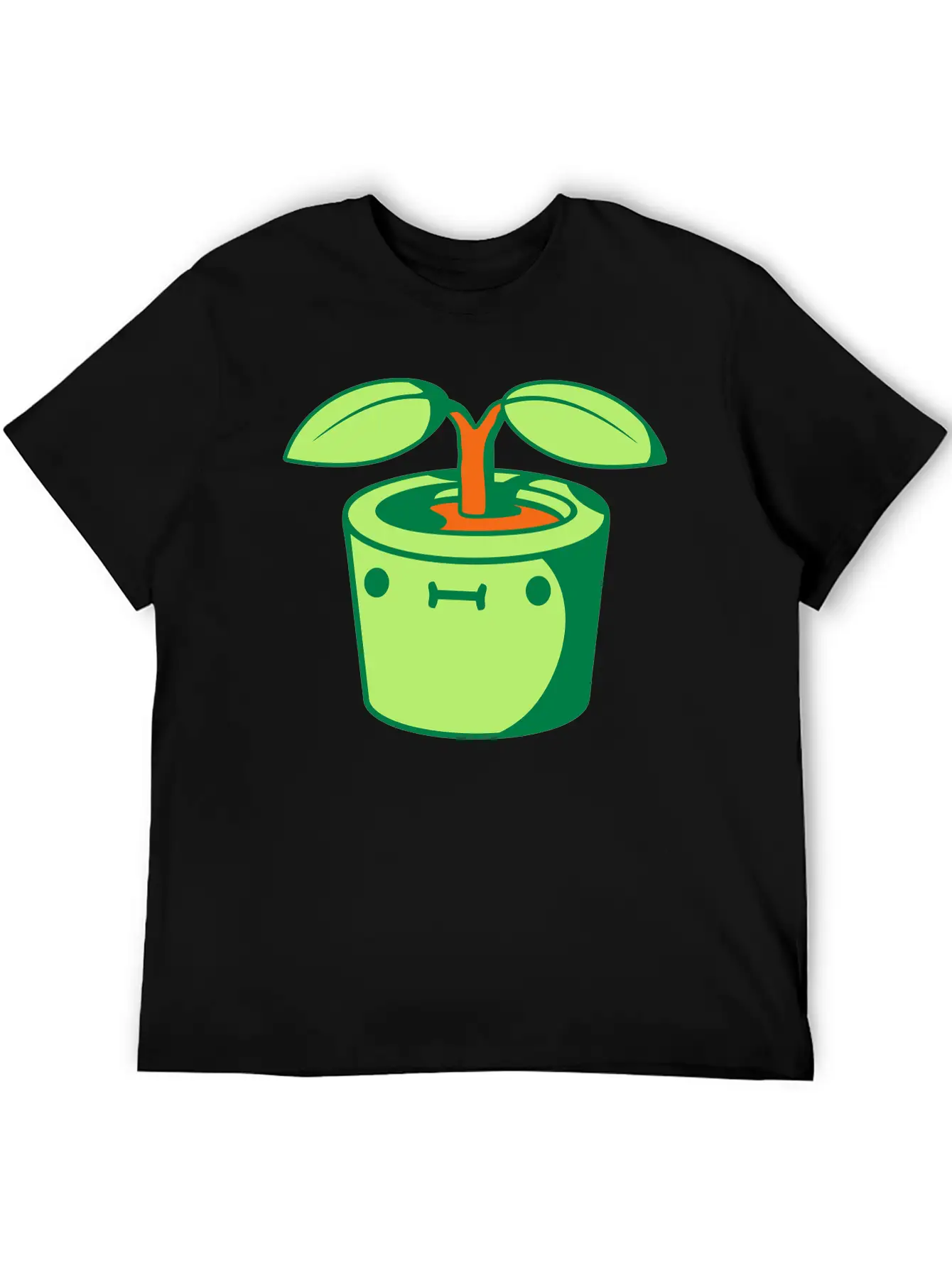 Cute Little Flowerpot Unisex Casual T-Shirt – Clean Design For Daily Comfort