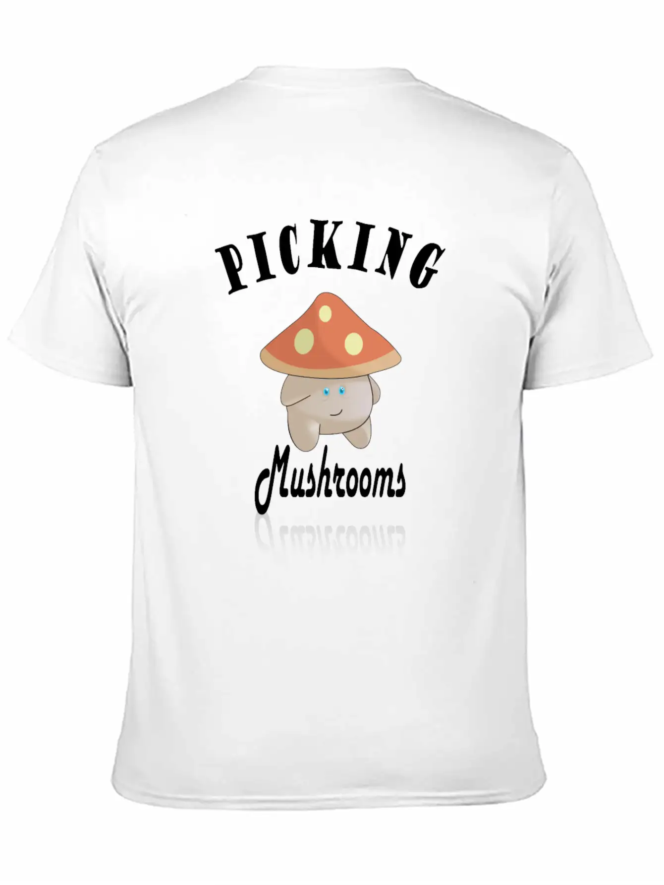 Cute Mushroom Picker Unisex Casual T-Shirt – Clean Design For Daily Comfort