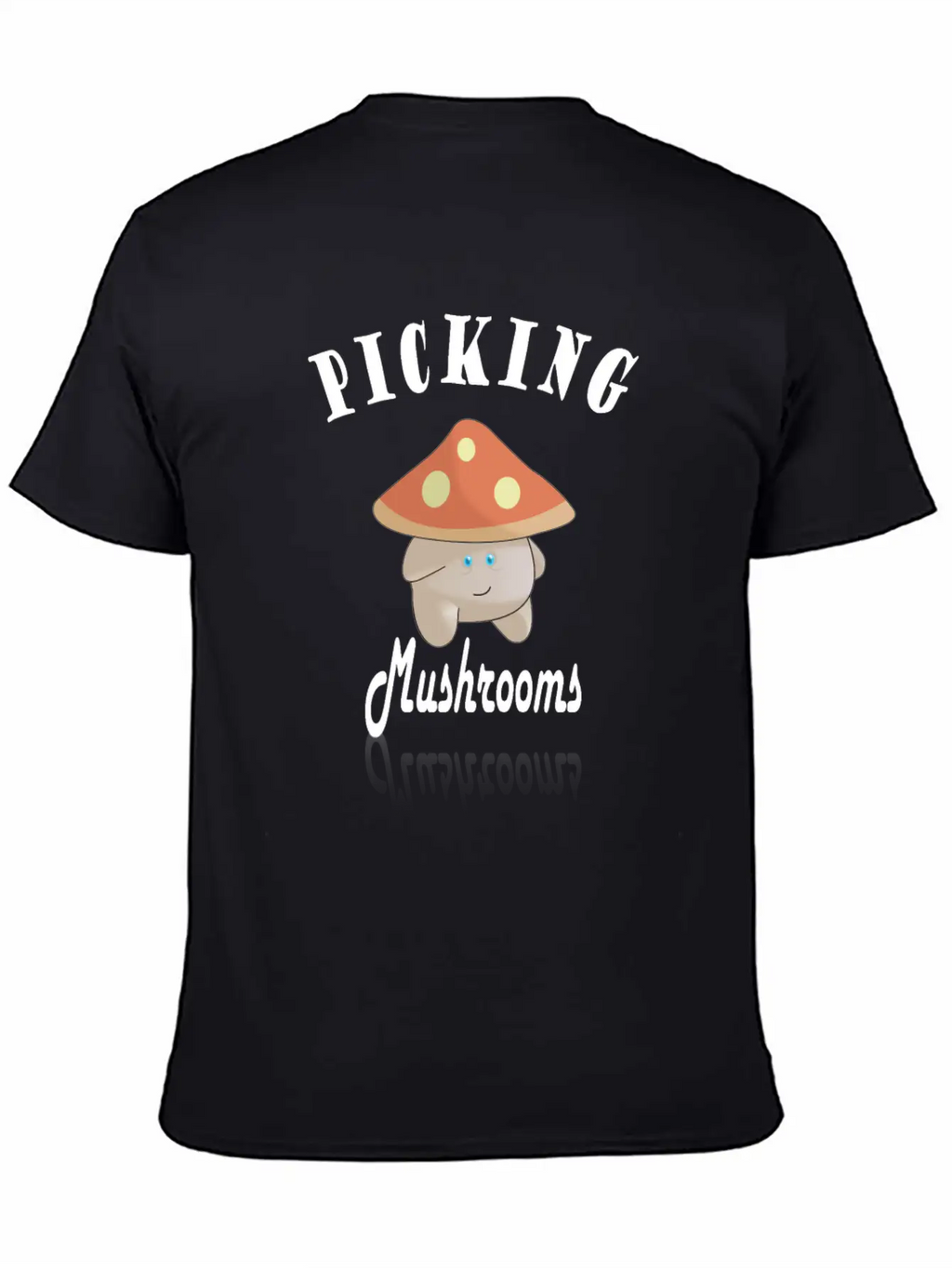 Cute Mushroom Picker Unisex Casual T-Shirt – Clean Design For Daily Comfort