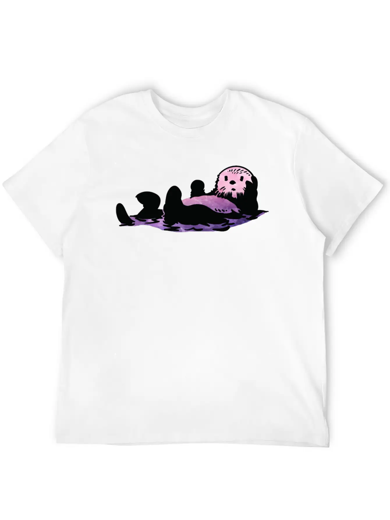 Cute Otter Aesthetics Otters Lovers Stylish Everyday T-Shirt – Unisex Basic Cotton Tee