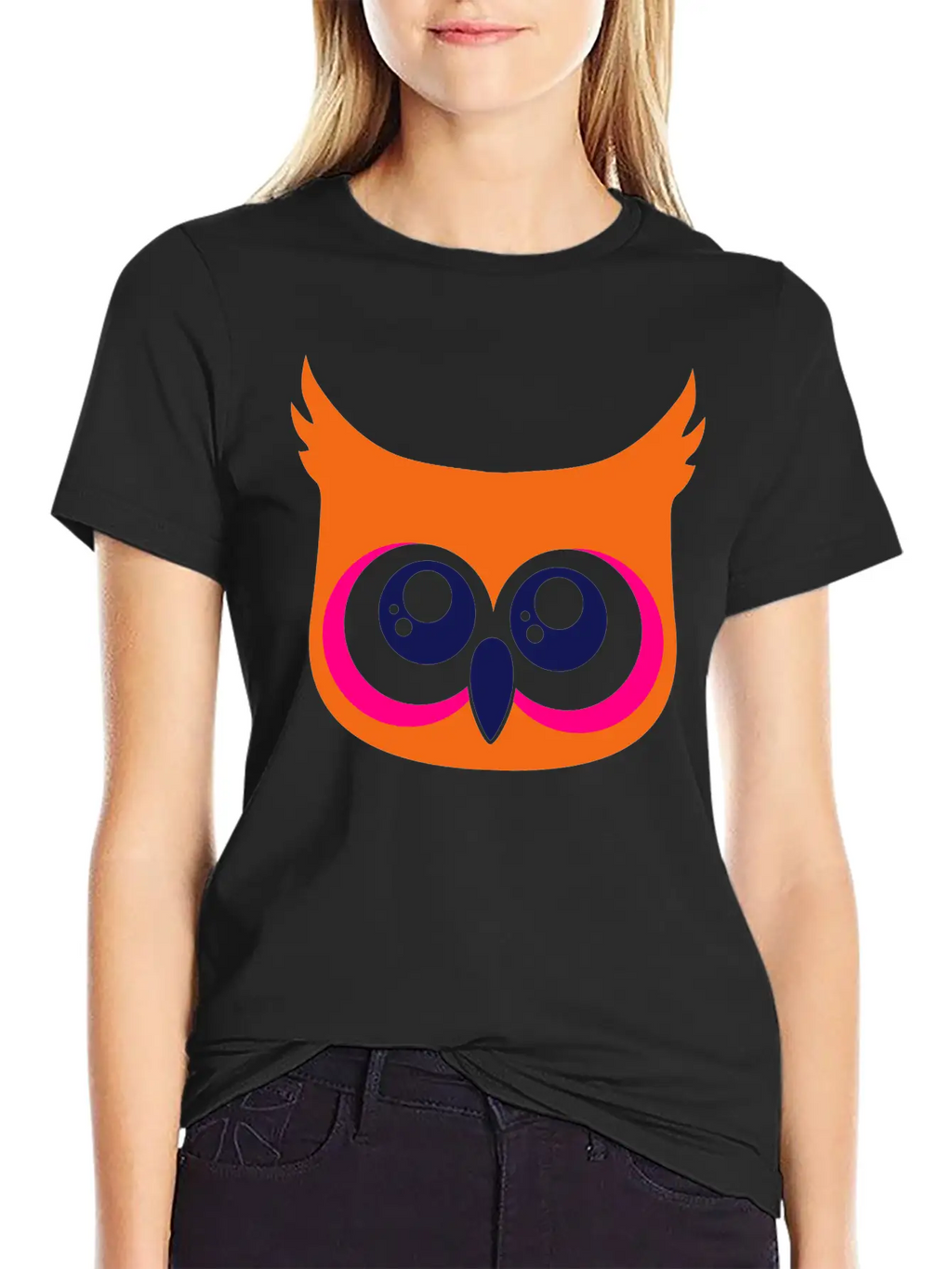 Cute Owl Breathable Soft Cotton T-Shirt – Timeless Casual Look