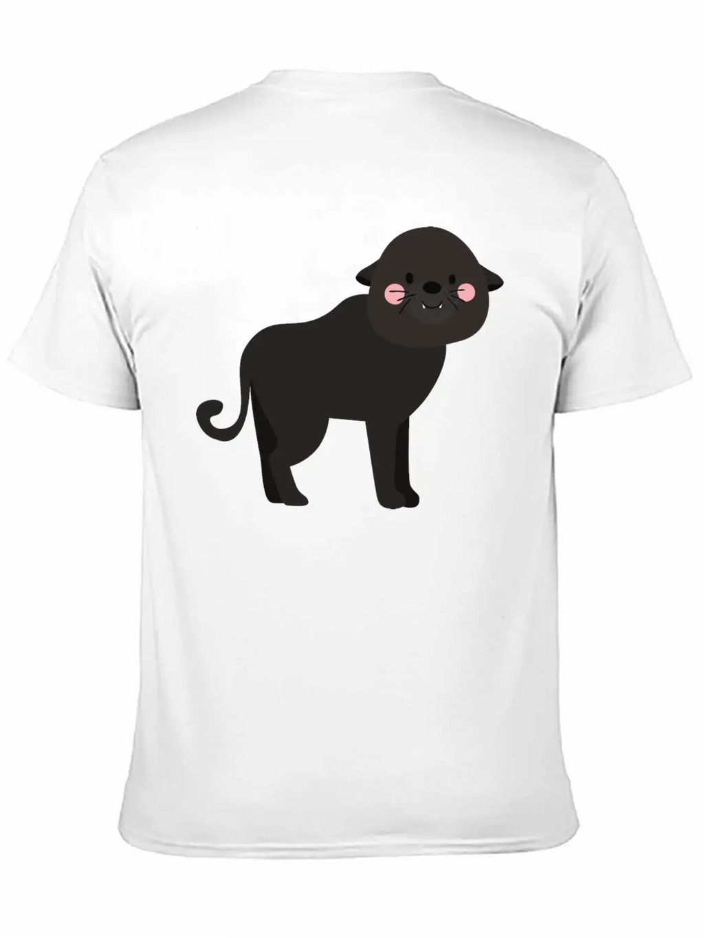 Cute Panther Unisex Casual T-Shirt – Clean Design For Daily Comfort