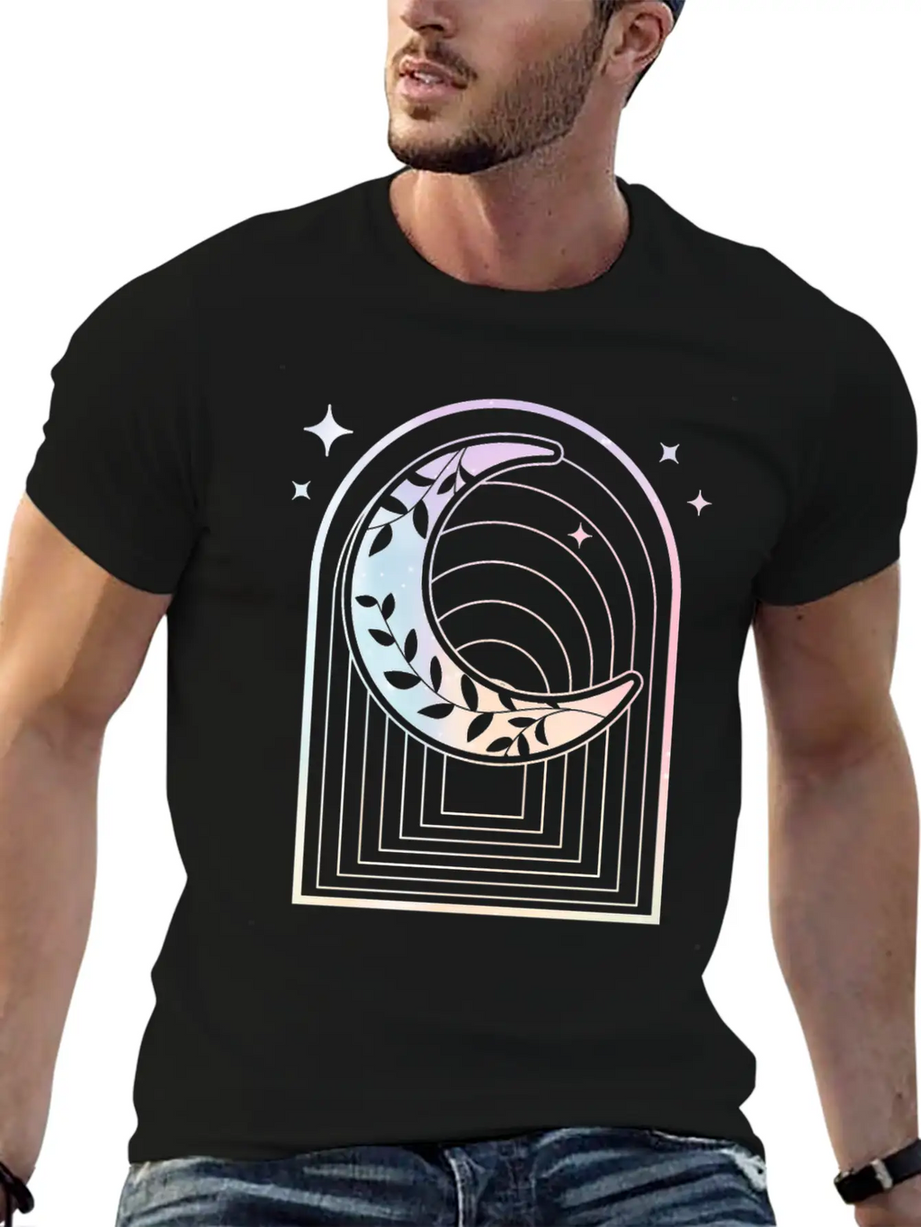 Cute Pastel Goth Moon Kawaii Unisex Casual T-Shirt – Clean Design For Daily Comfort