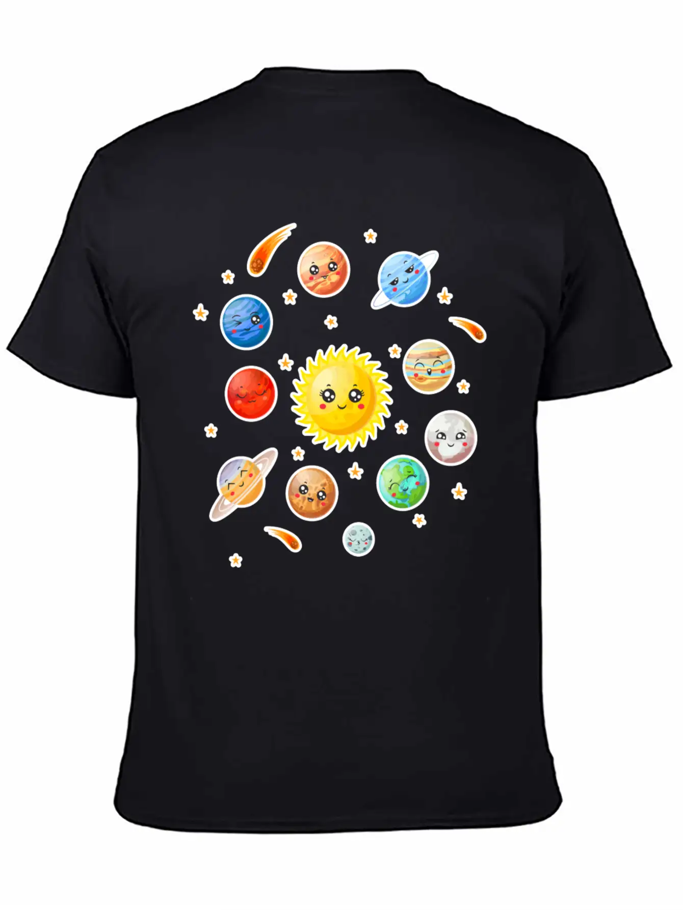 Cute Planet Classic Fit Graphic Tee For Daily Comfort – Unisex Cotton Shirt