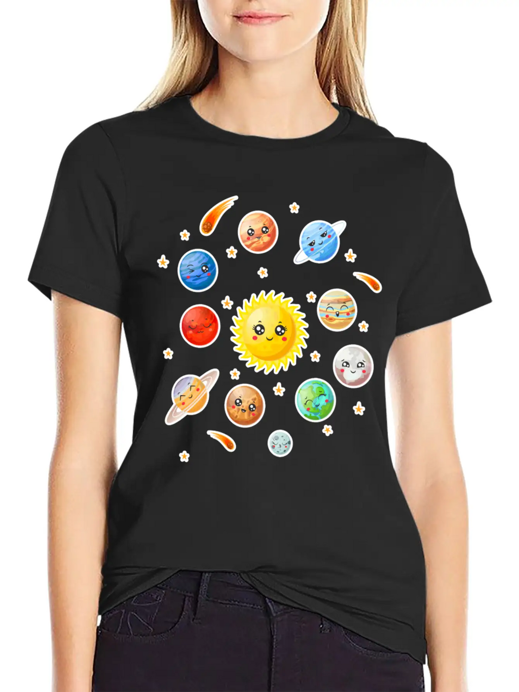 Cute Planet Classic Fit Graphic Tee For Daily Comfort – Unisex Cotton Shirt