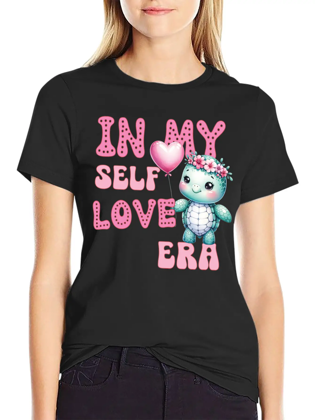 Cute Valentine's Day Turtle - In My Self Love Classic Fit Graphic Tee For Daily Comfort – Unisex Cotton Shirt