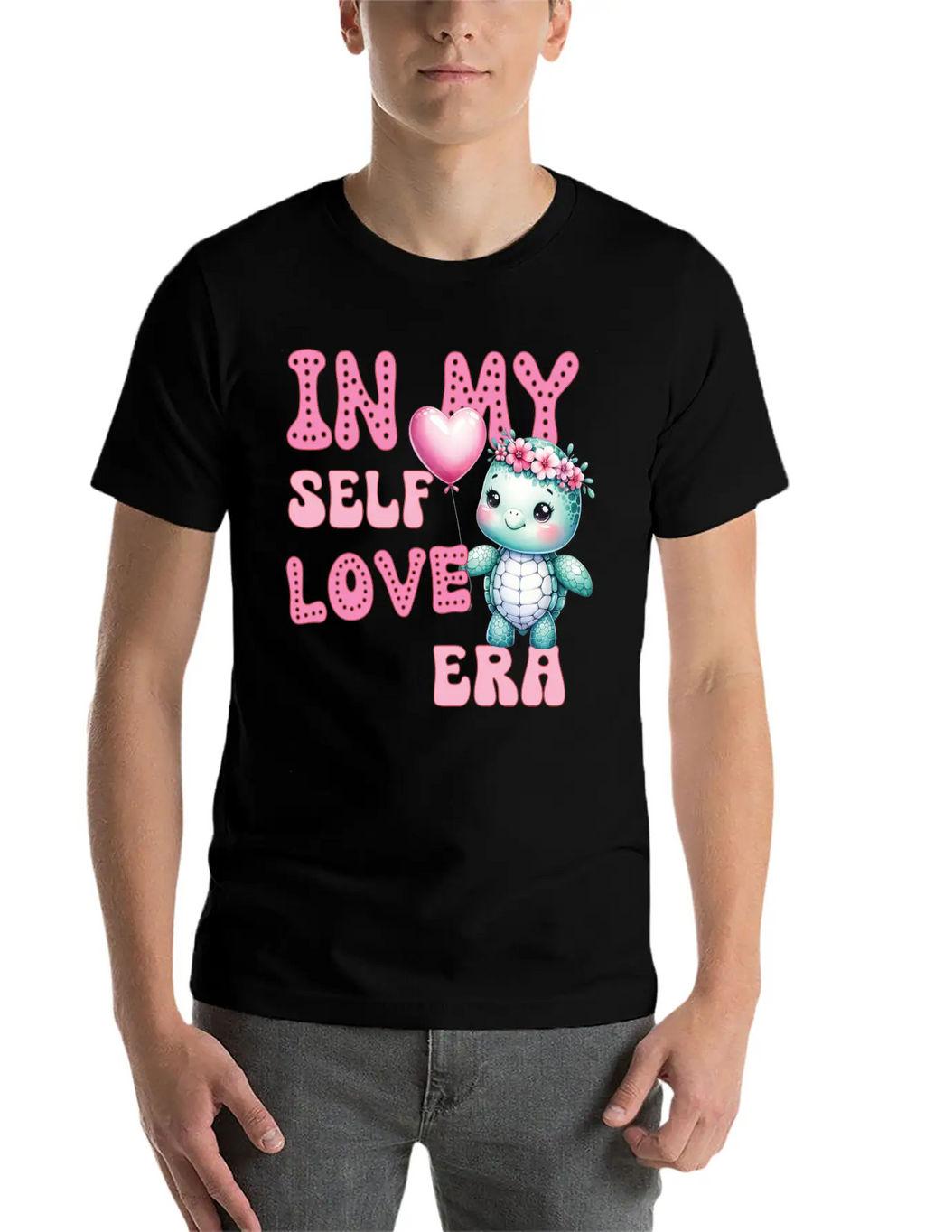 Cute Valentine's Day Turtle - In My Self Love Classic Fit Graphic Tee For Daily Comfort – Unisex Cotton Shirt