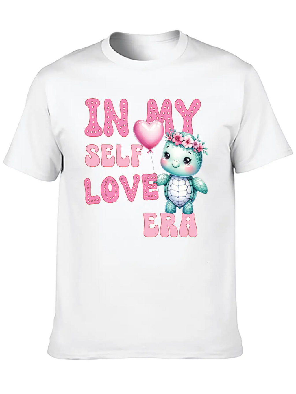 Cute Valentine's Day Turtle - In My Self Love Classic Fit Graphic Tee For Daily Comfort – Unisex Cotton Shirt