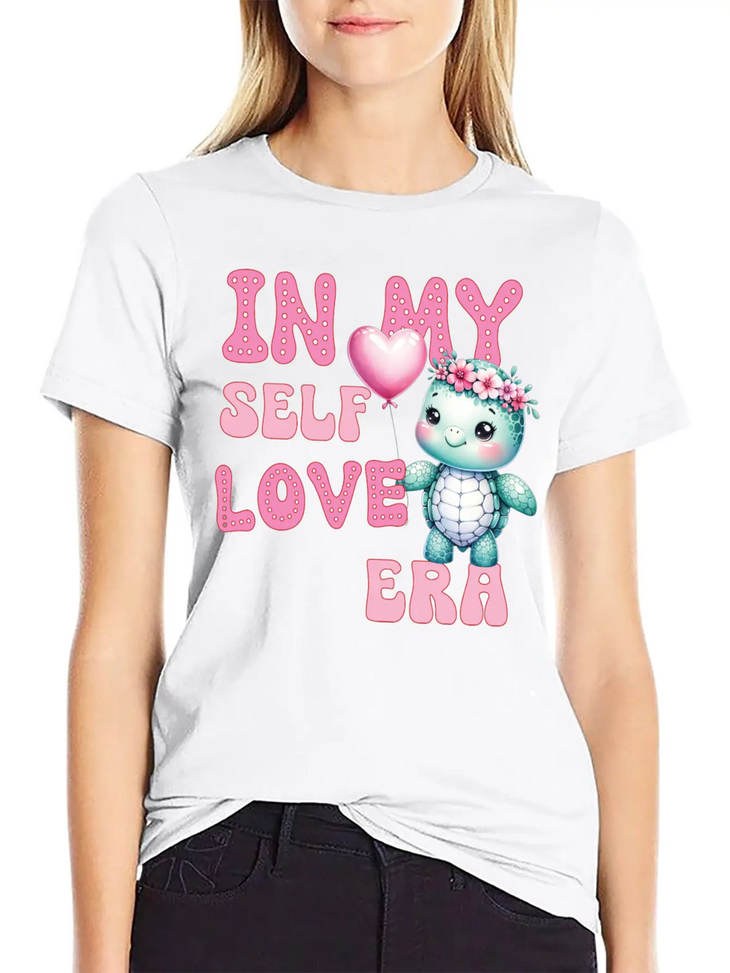 Cute Valentine's Day Turtle - In My Self Love Classic Fit Graphic Tee For Daily Comfort – Unisex Cotton Shirt