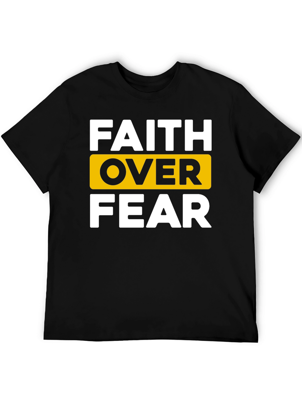 Faith Over Fear Graphic Tee - Black
