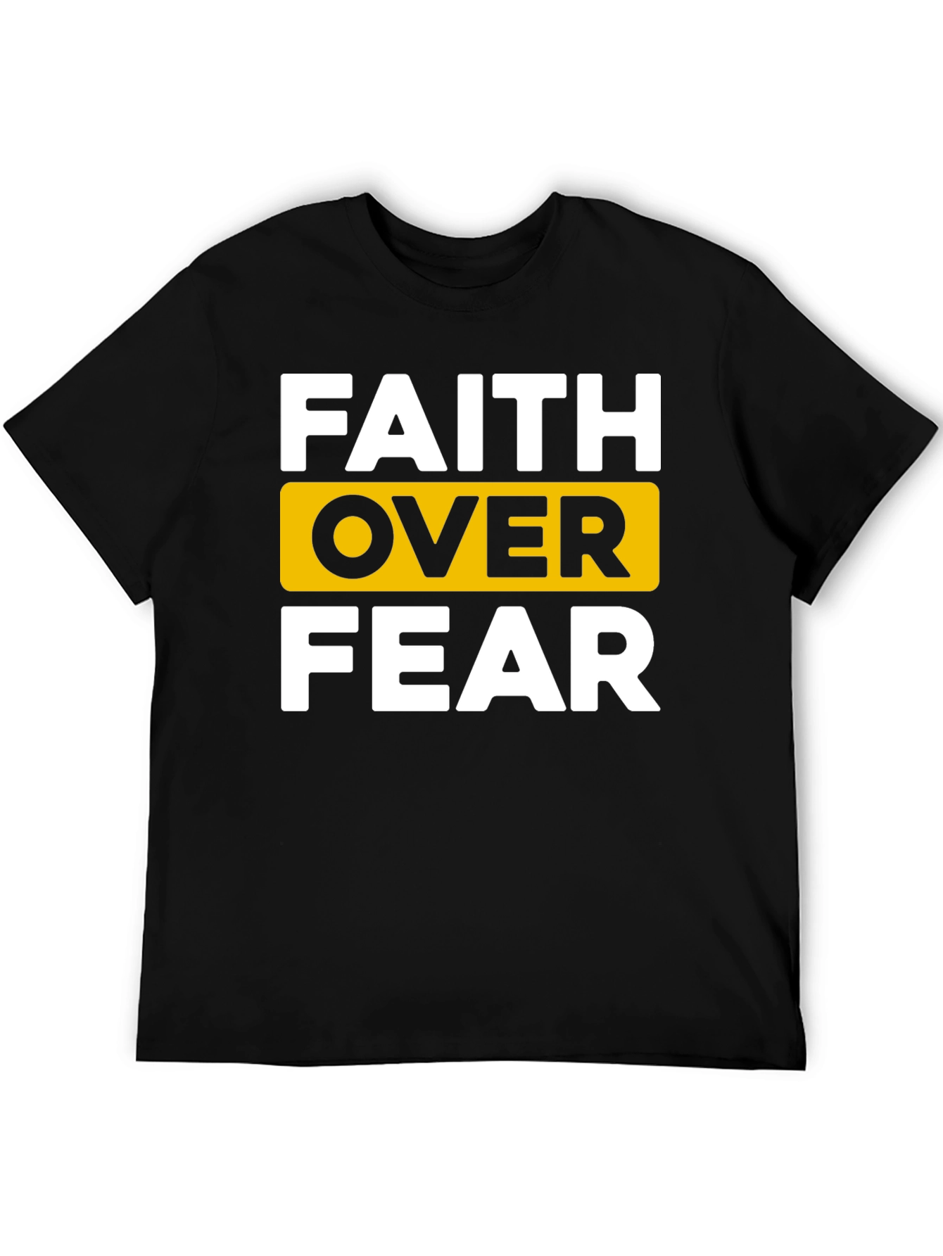 Faith Over Fear Graphic Tee - Black