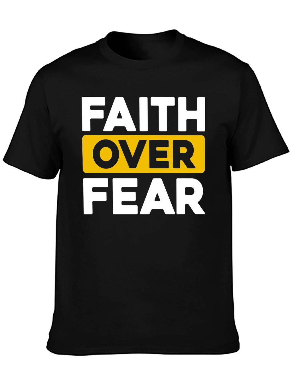 Faith Over Fear Graphic Tee - Black