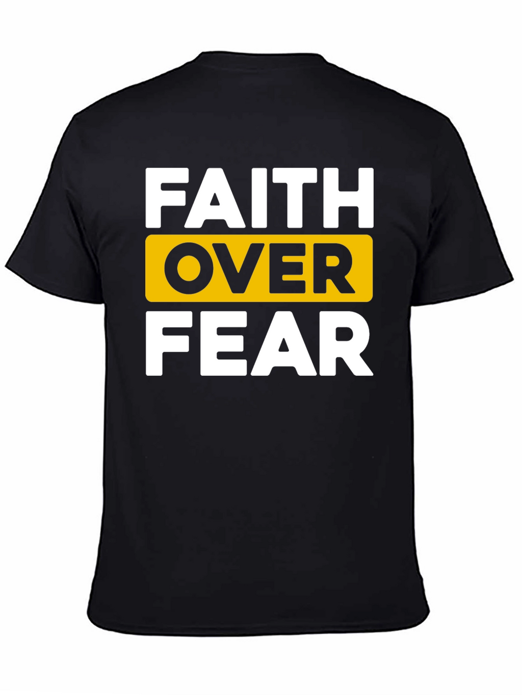 Faith Over Fear Graphic Tee - Black